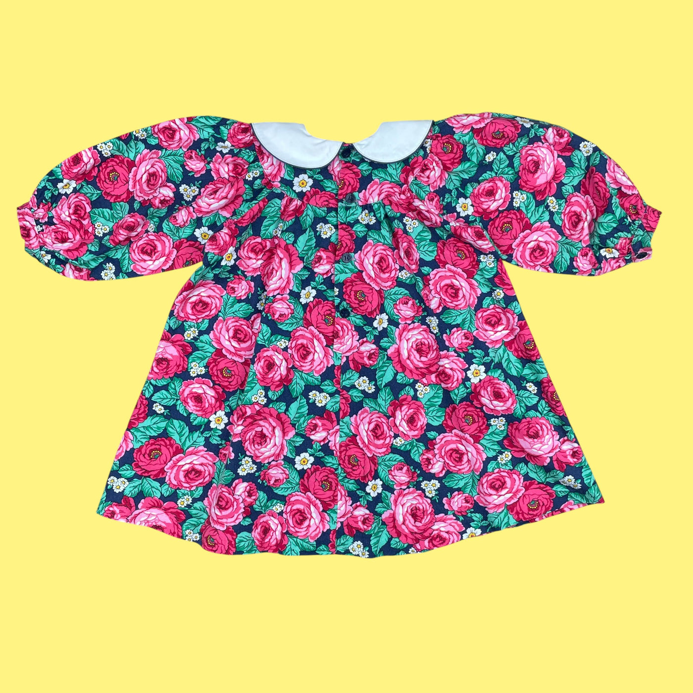 Robe fleurie vintage 2 ans