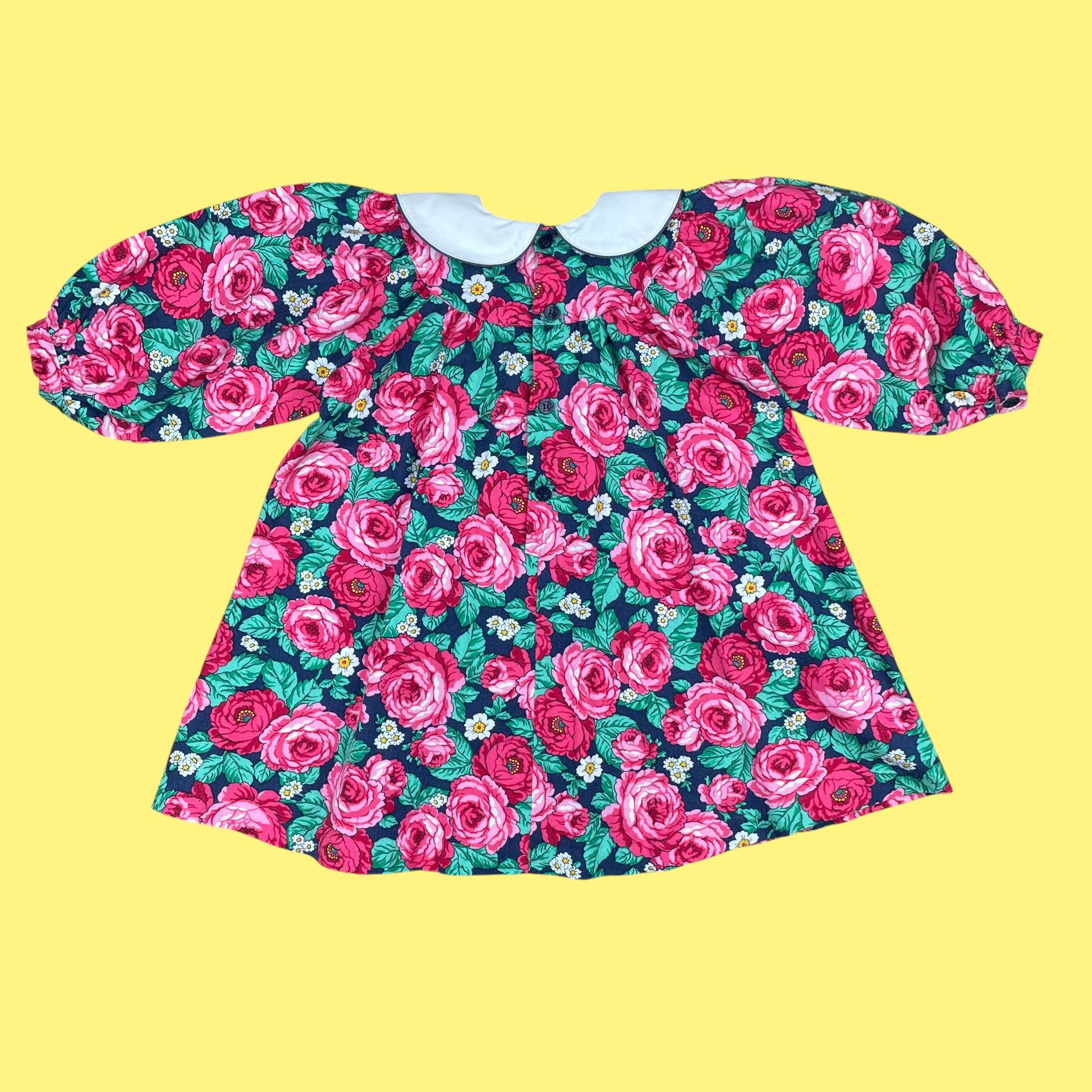 Robe fleurie vintage 2 ans