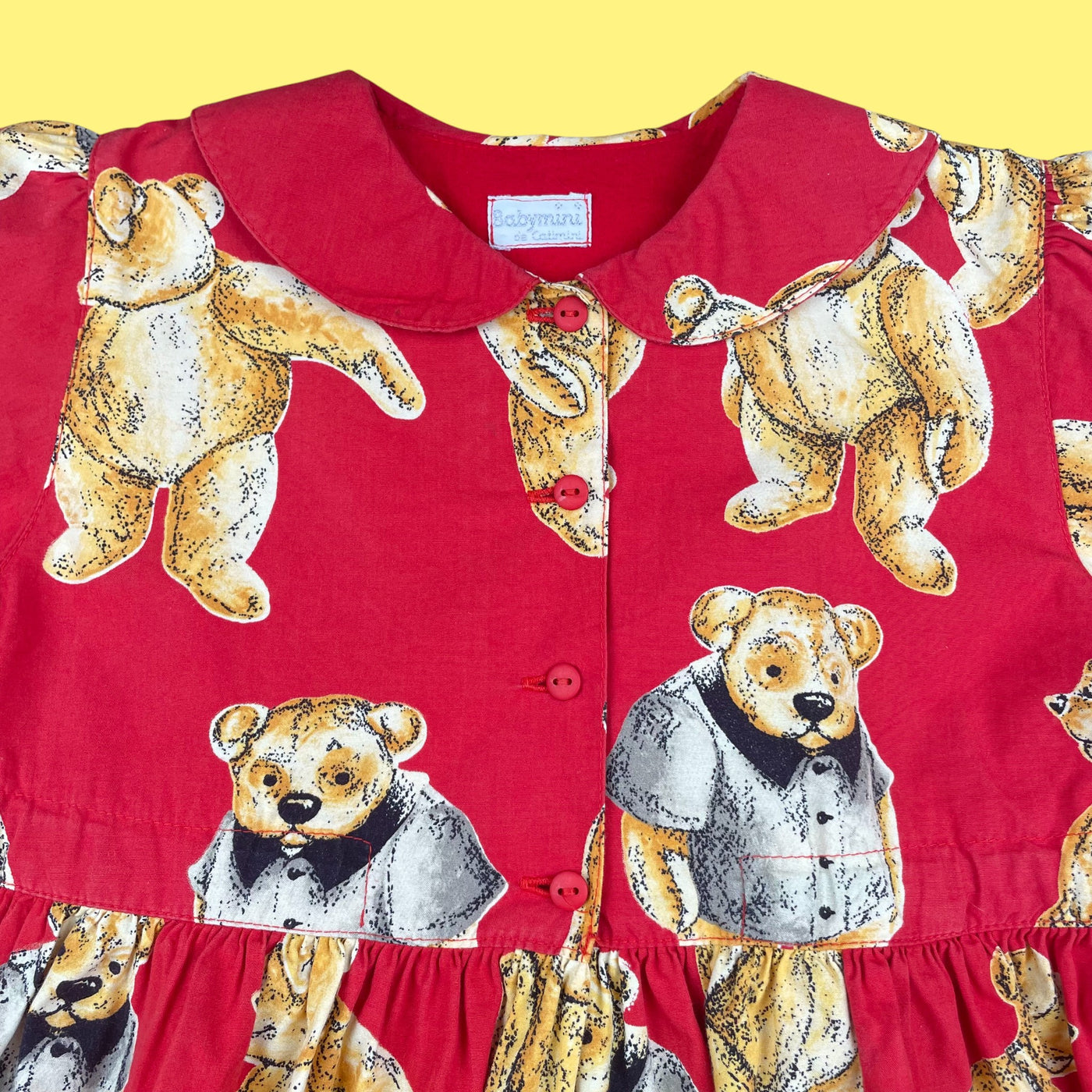 Robe nounours vintage 4 ans