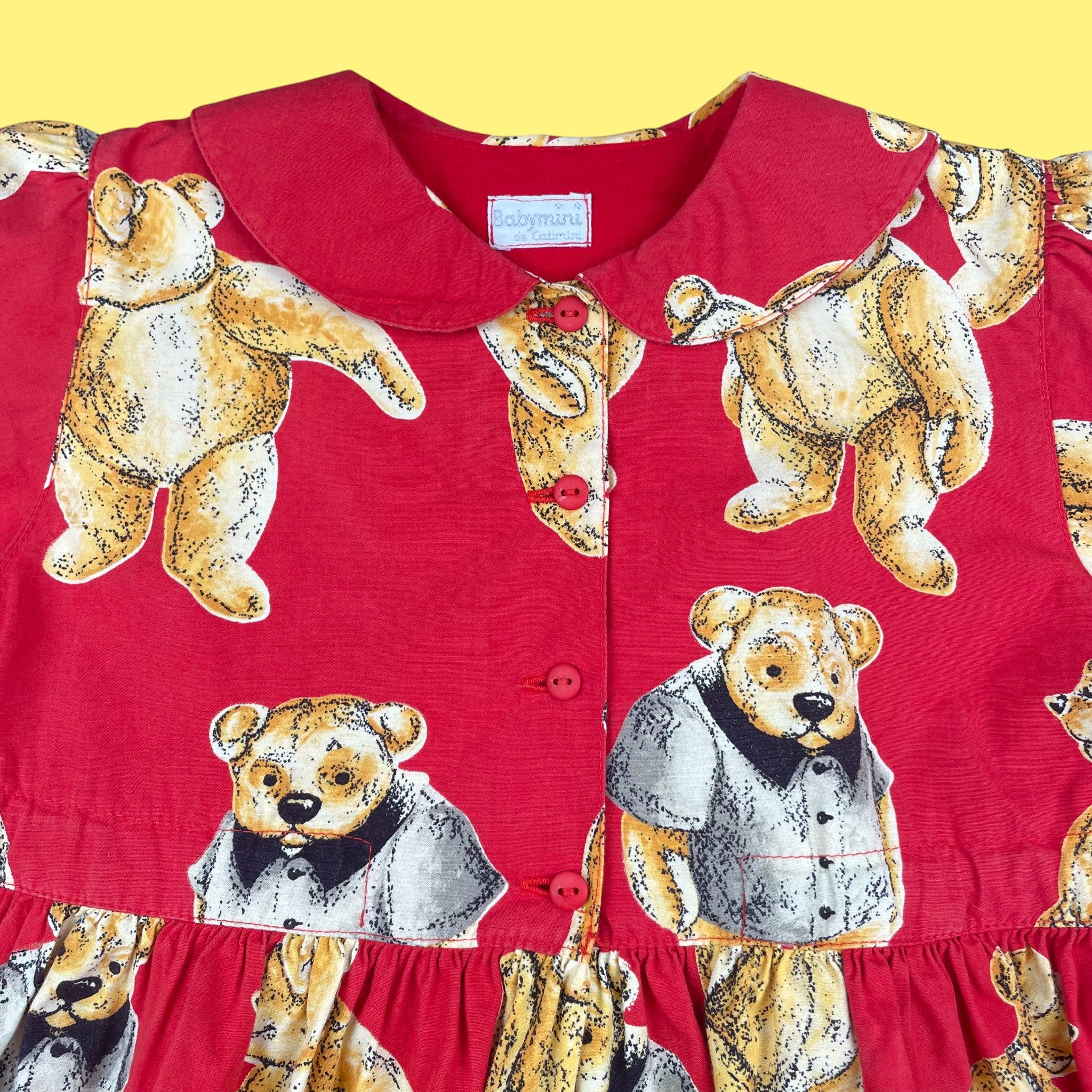 Robe nounours vintage 4 ans