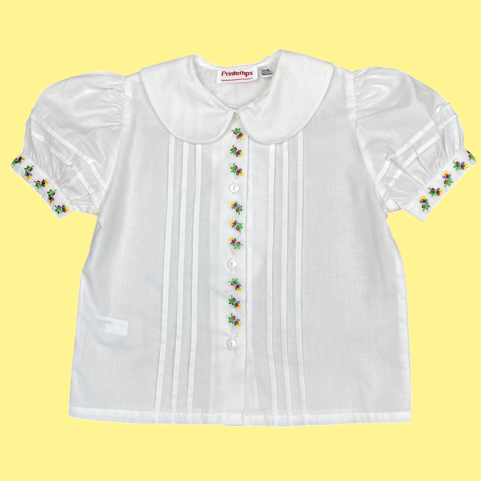 Chemisier brodé 3-4 ans