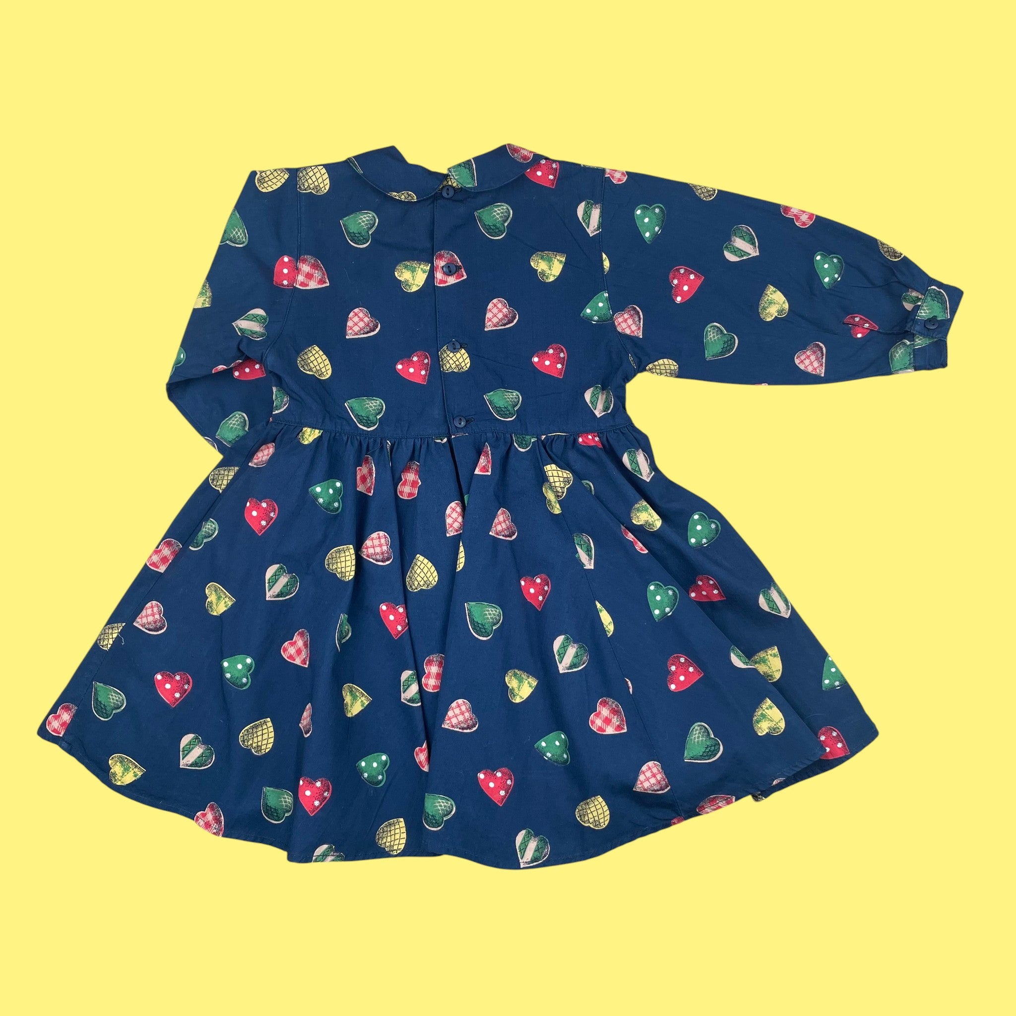 Robe coeurs Catimini vintage 2 ans