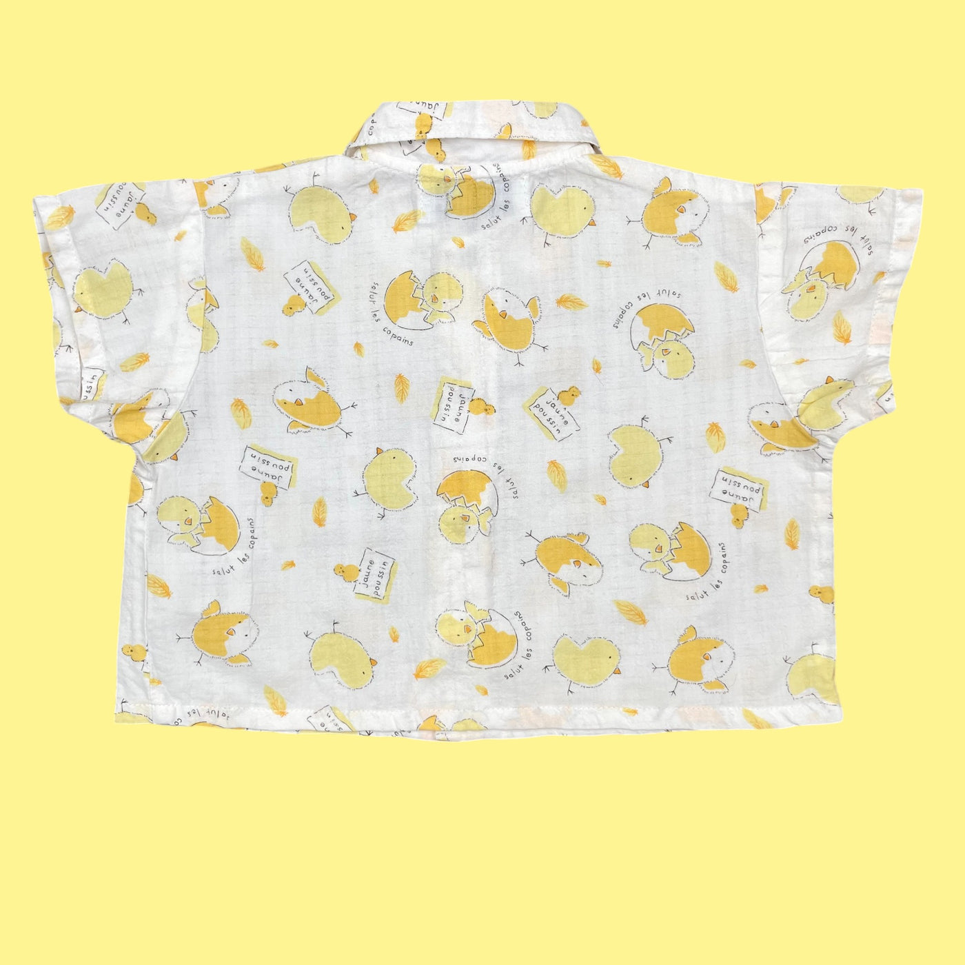 Chemise poule 9-12 mois