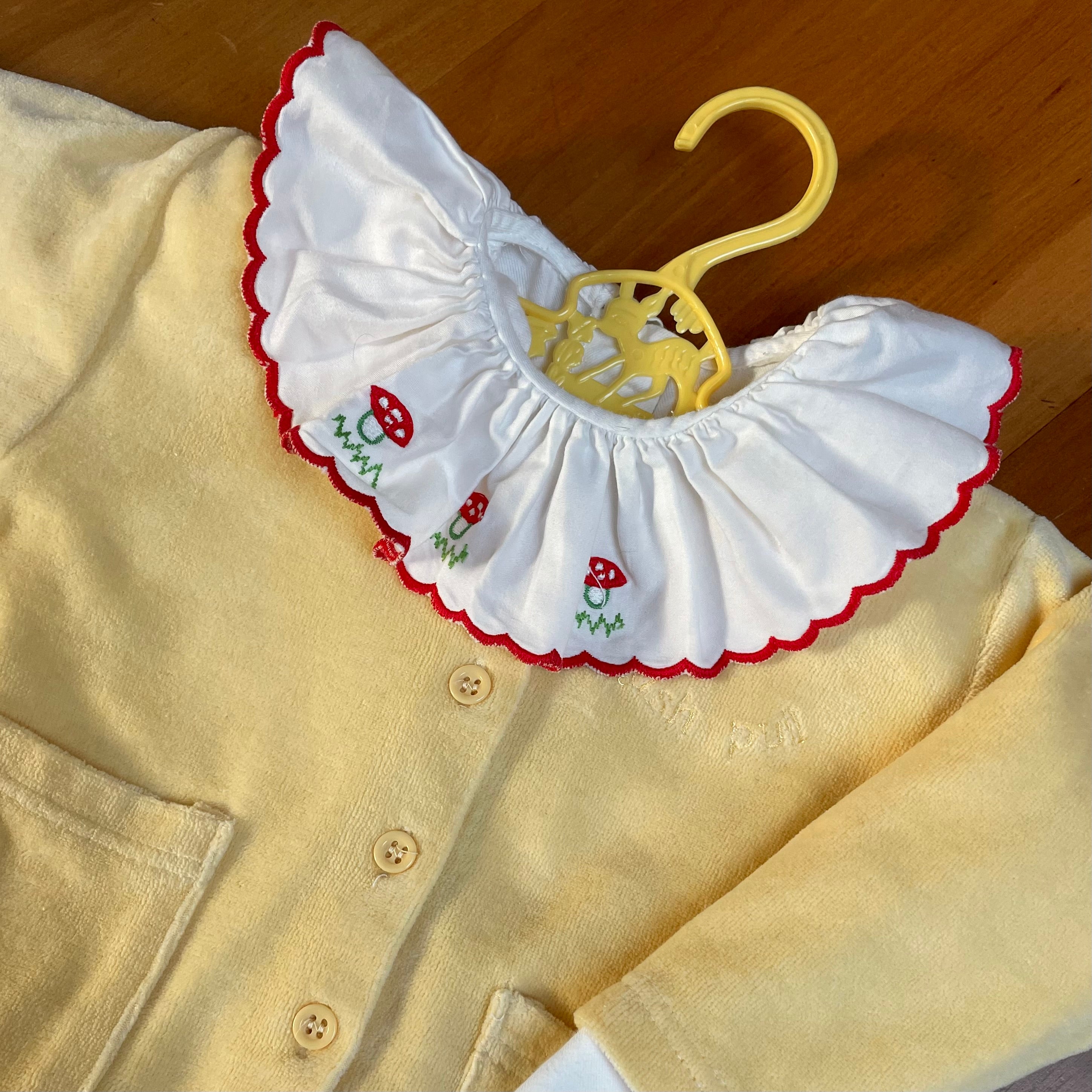 Chemisier champignons vintage 12-18 mois