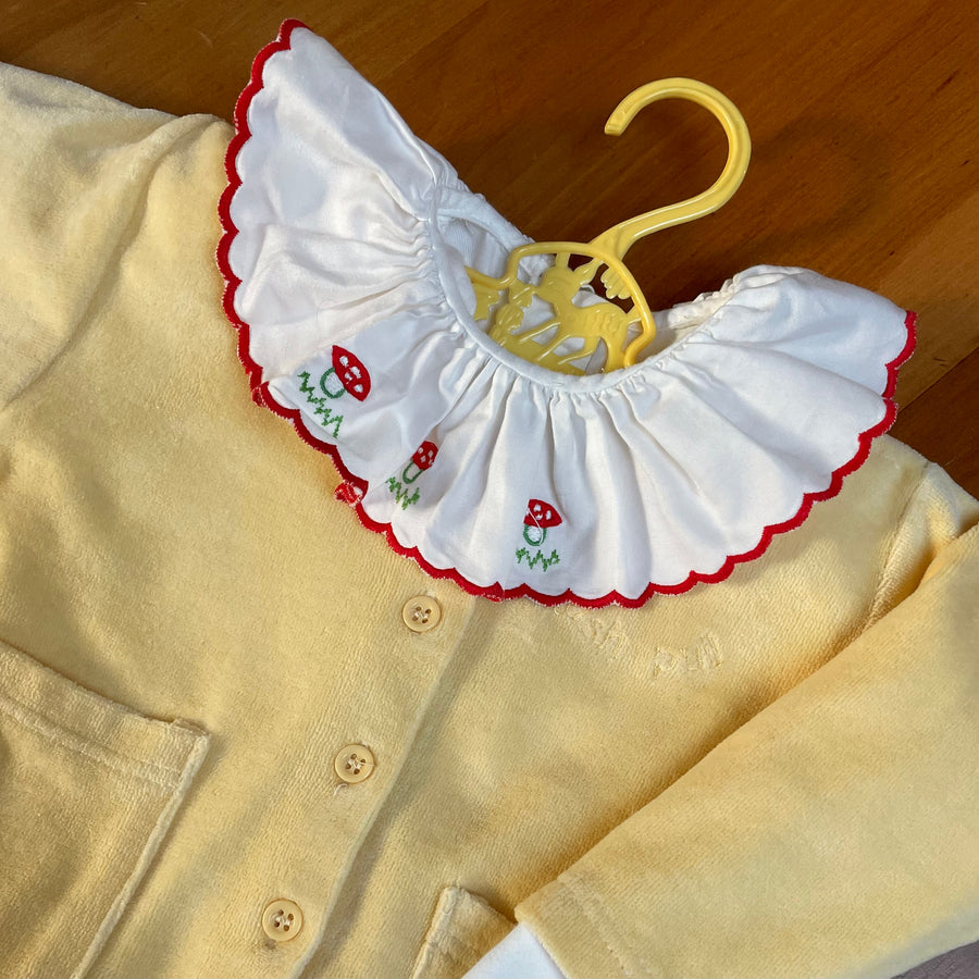 Chemisier champignons vintage 12-18 mois