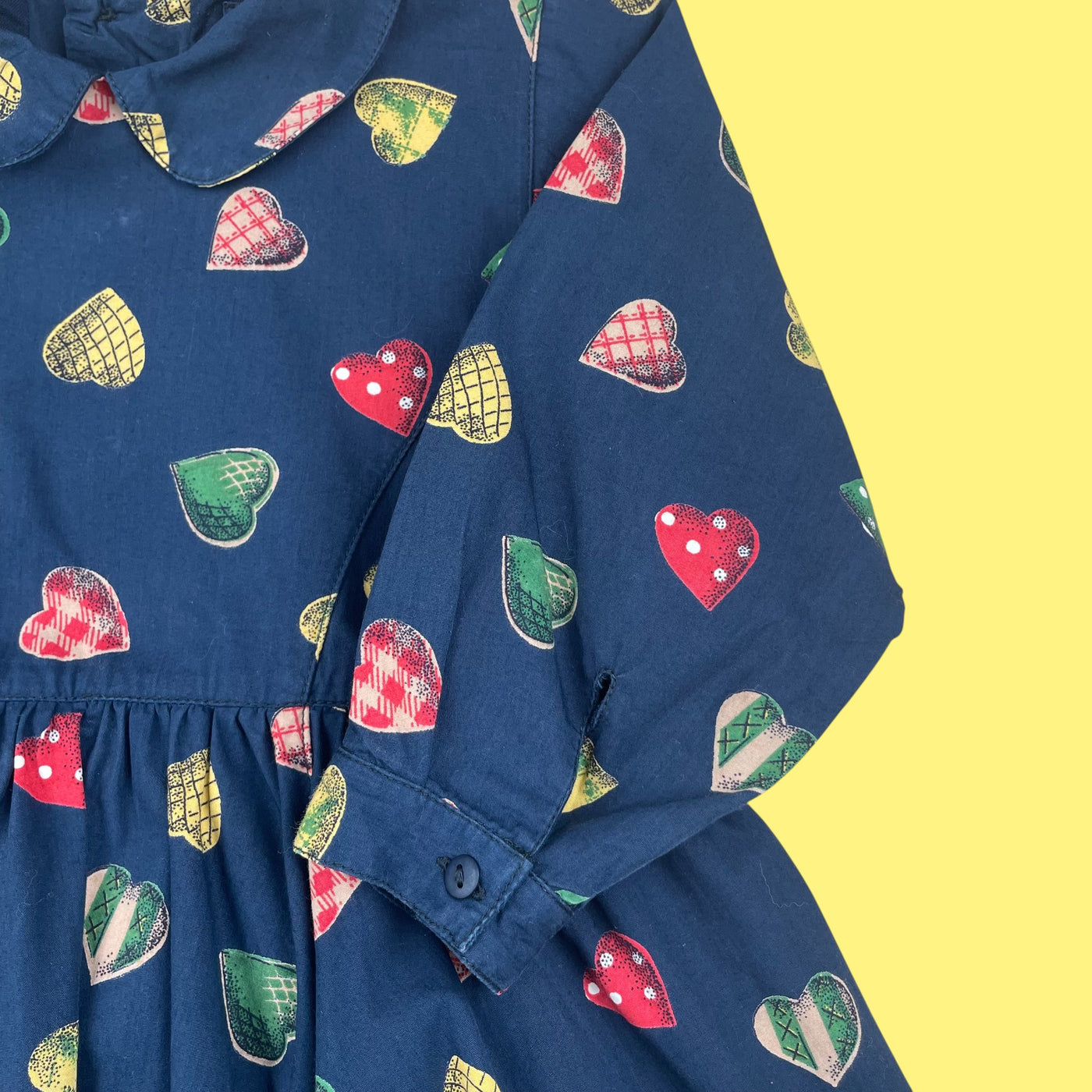 Robe coeurs Catimini vintage 2 ans