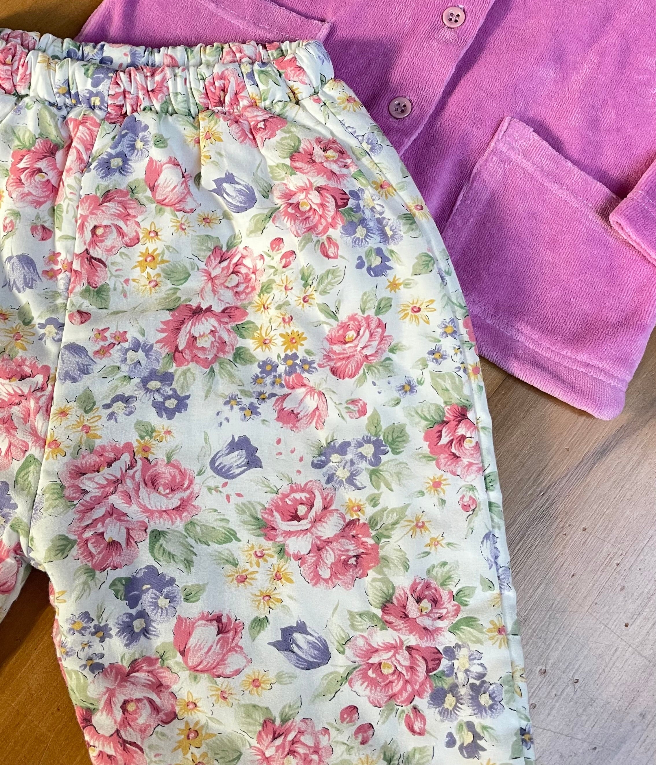 Gilet vintage velours 18 mois