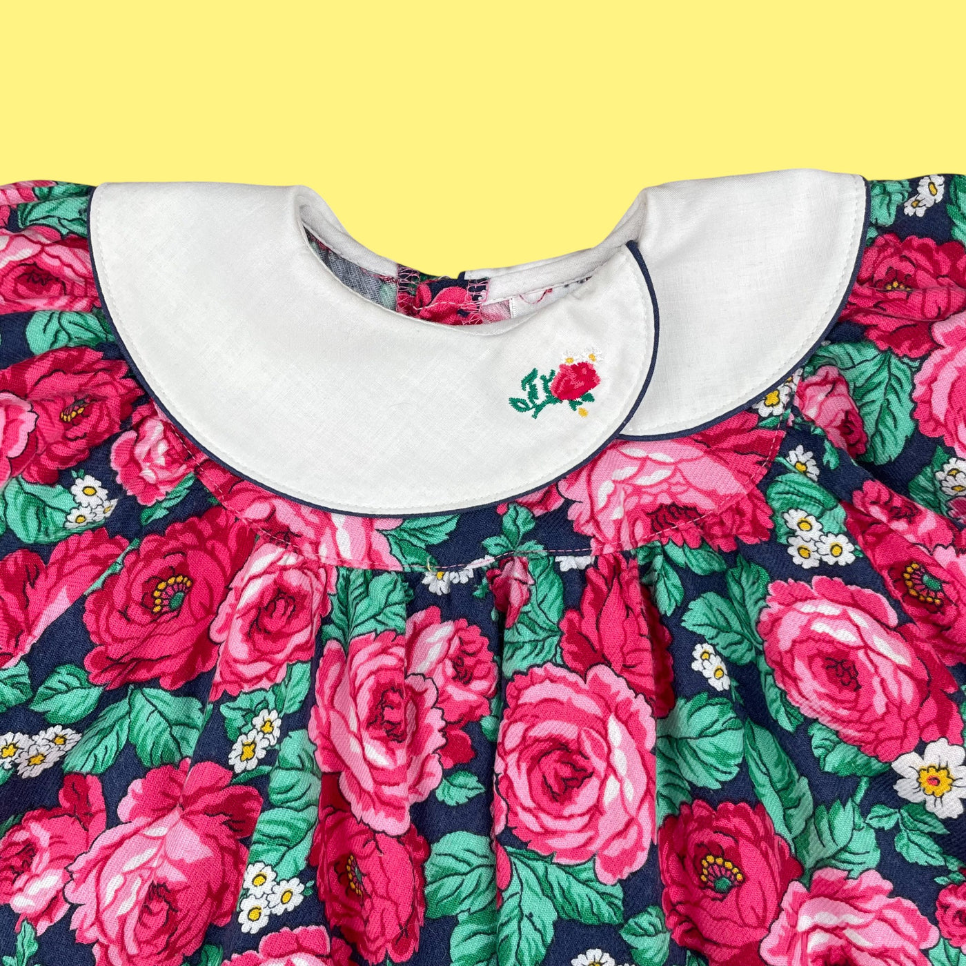 Robe fleurie vintage 2 ans