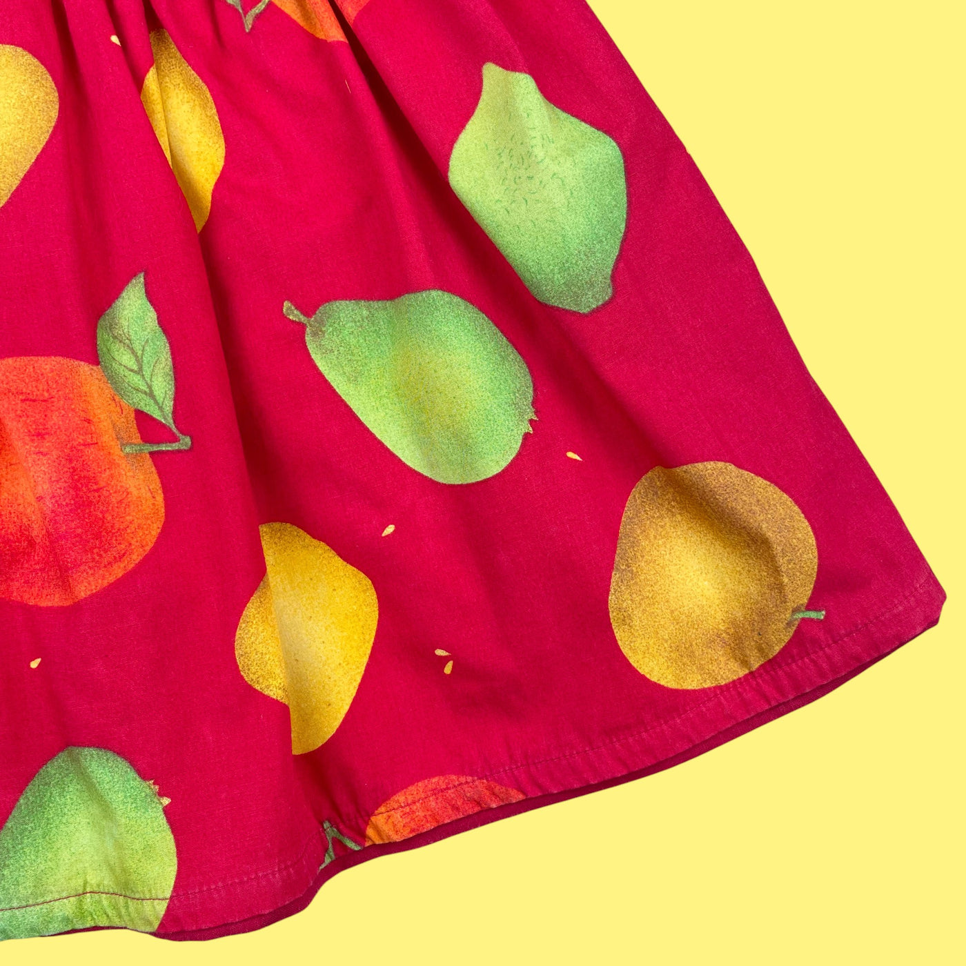 Robe pommes vintage 18 mois