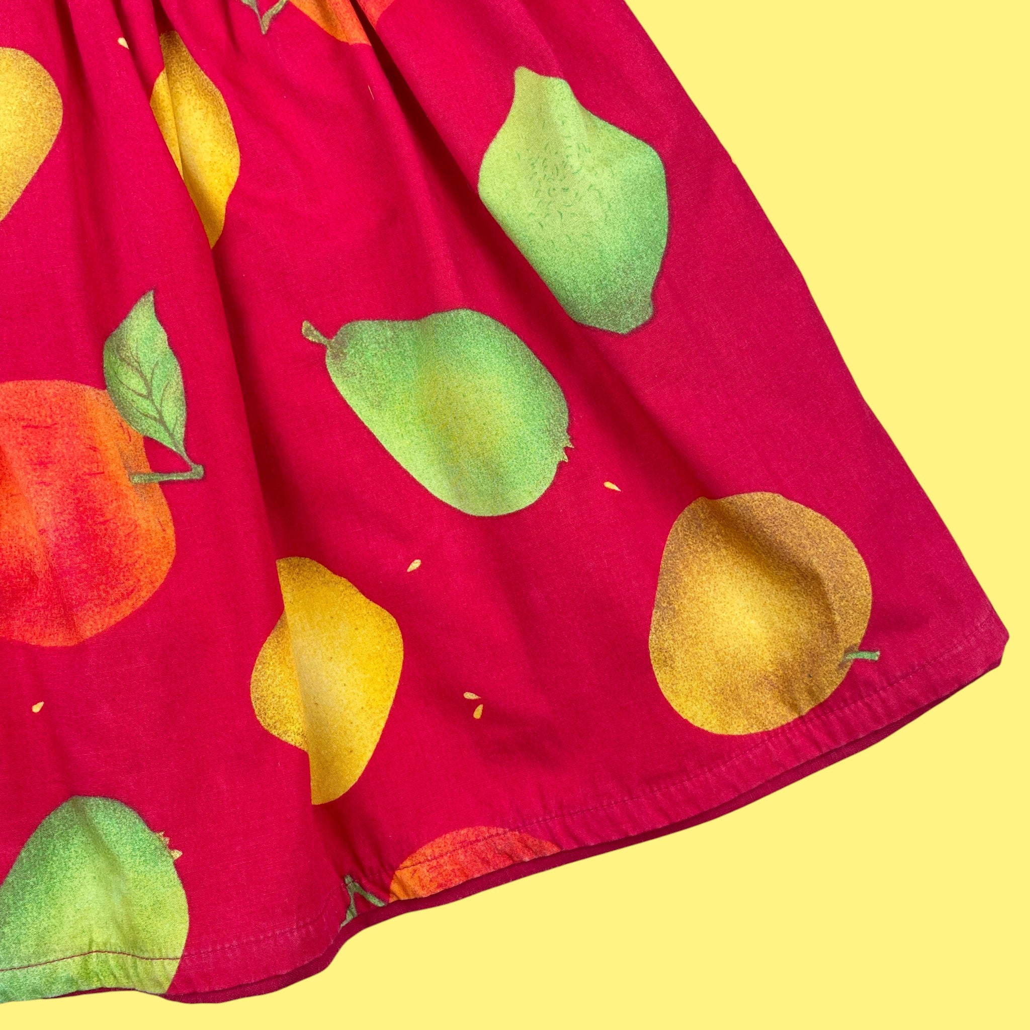 Robe pommes vintage 18 mois