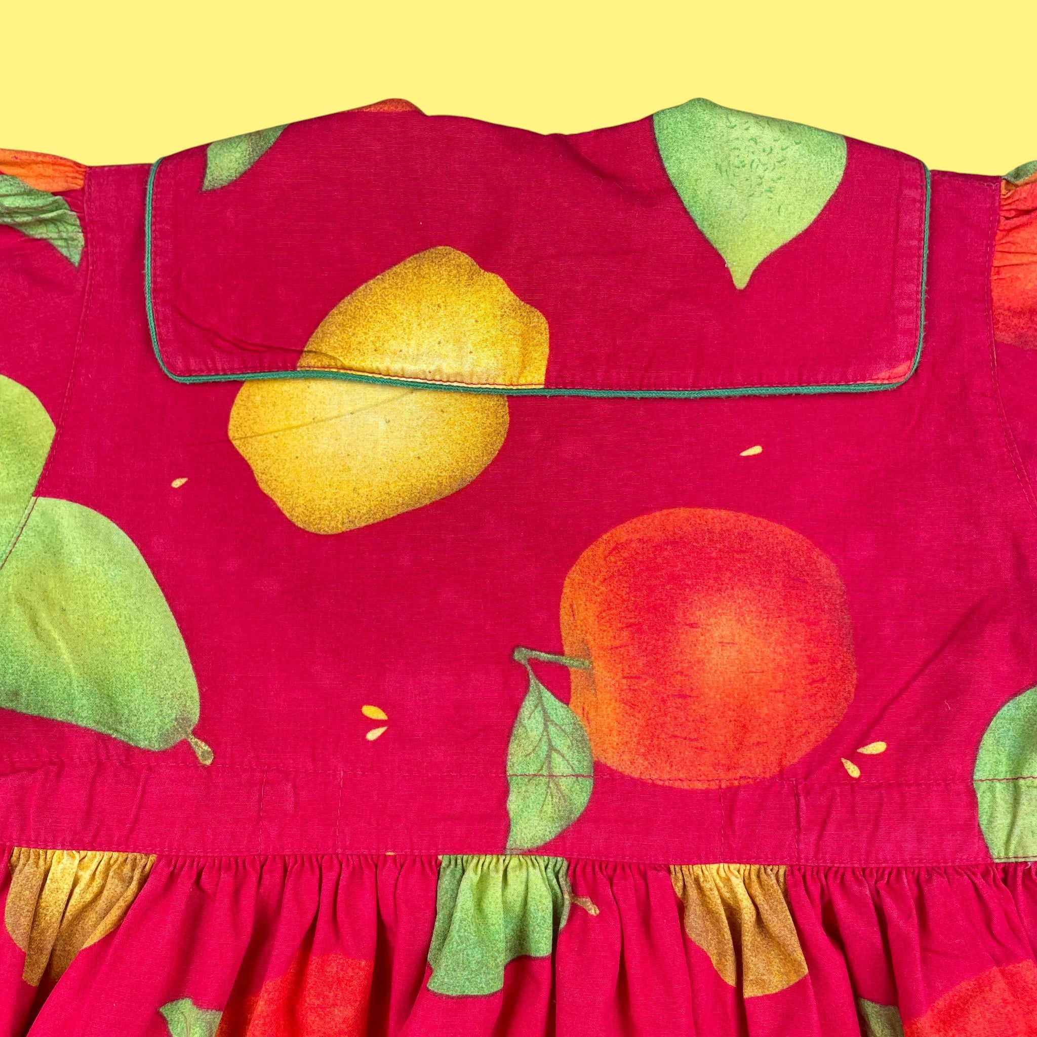 Robe pommes vintage 18 mois