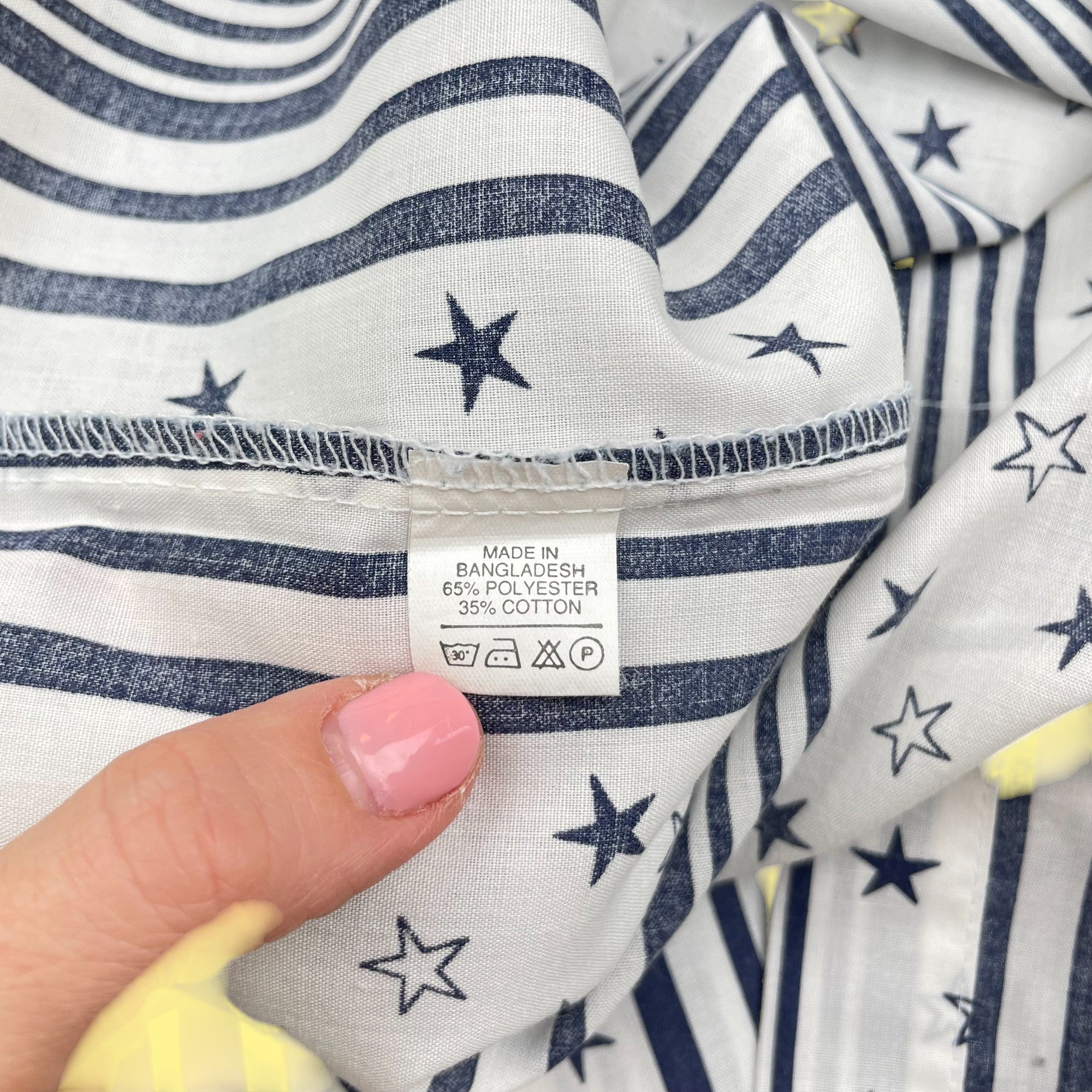 Chemise étoiles 7-8 ans