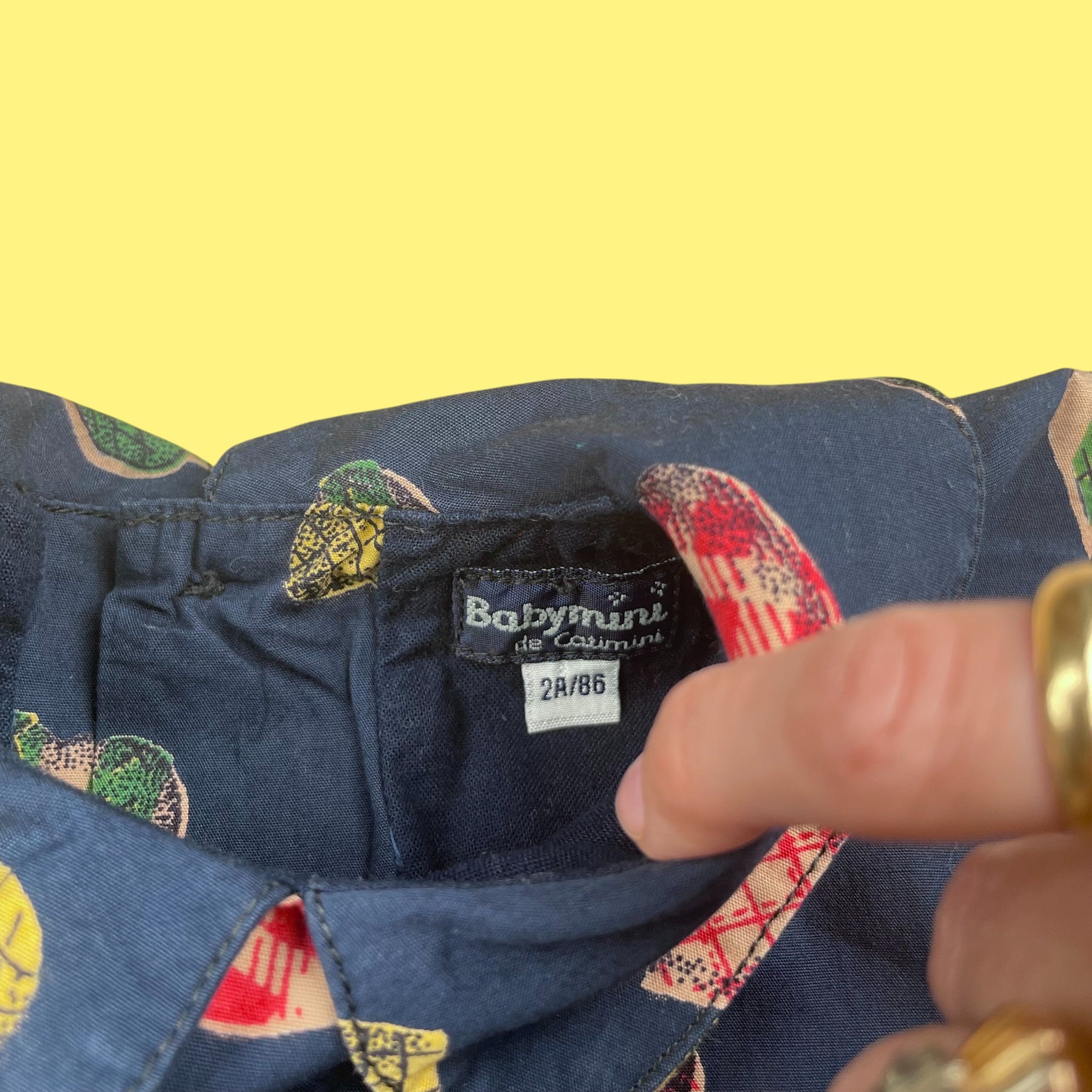 Robe coeurs Catimini vintage 2 ans