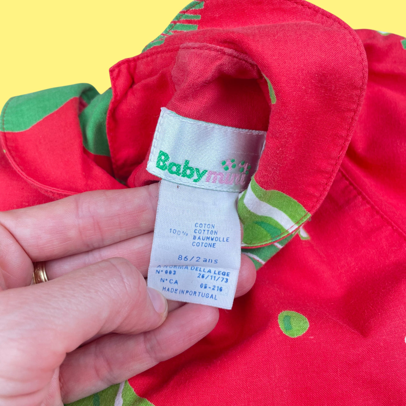 Robe hérisson vintage 18-24 mois