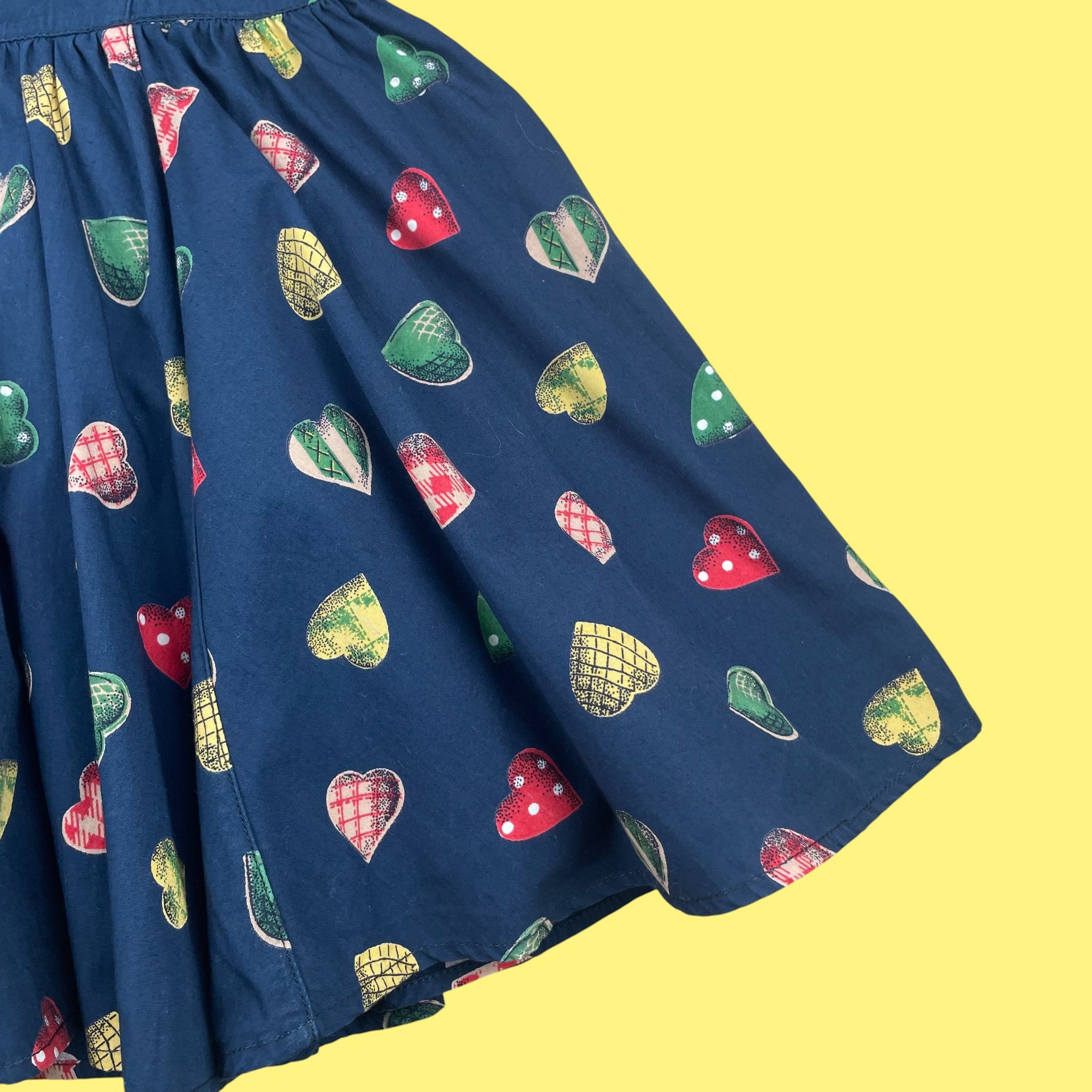 Robe coeurs Catimini vintage 2 ans