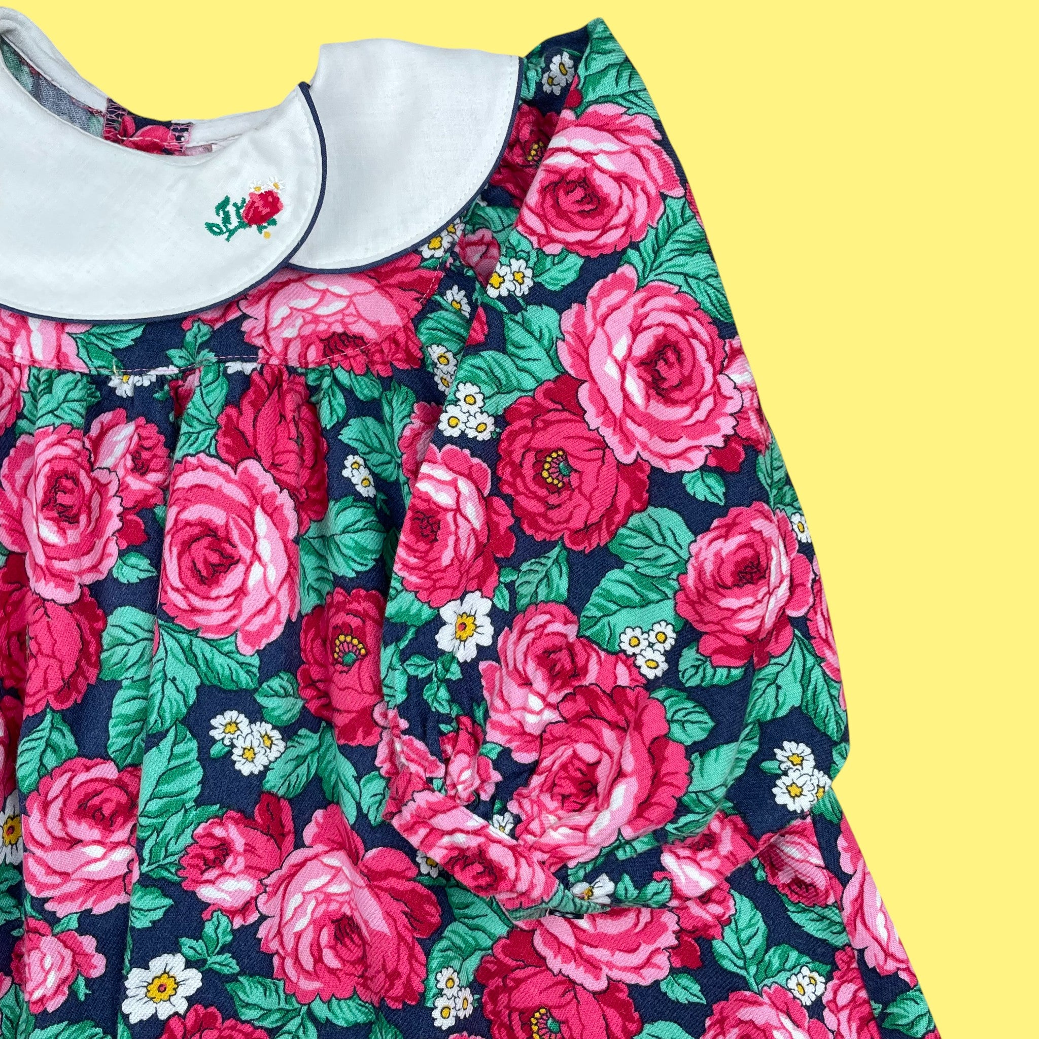 Robe fleurie vintage 2 ans