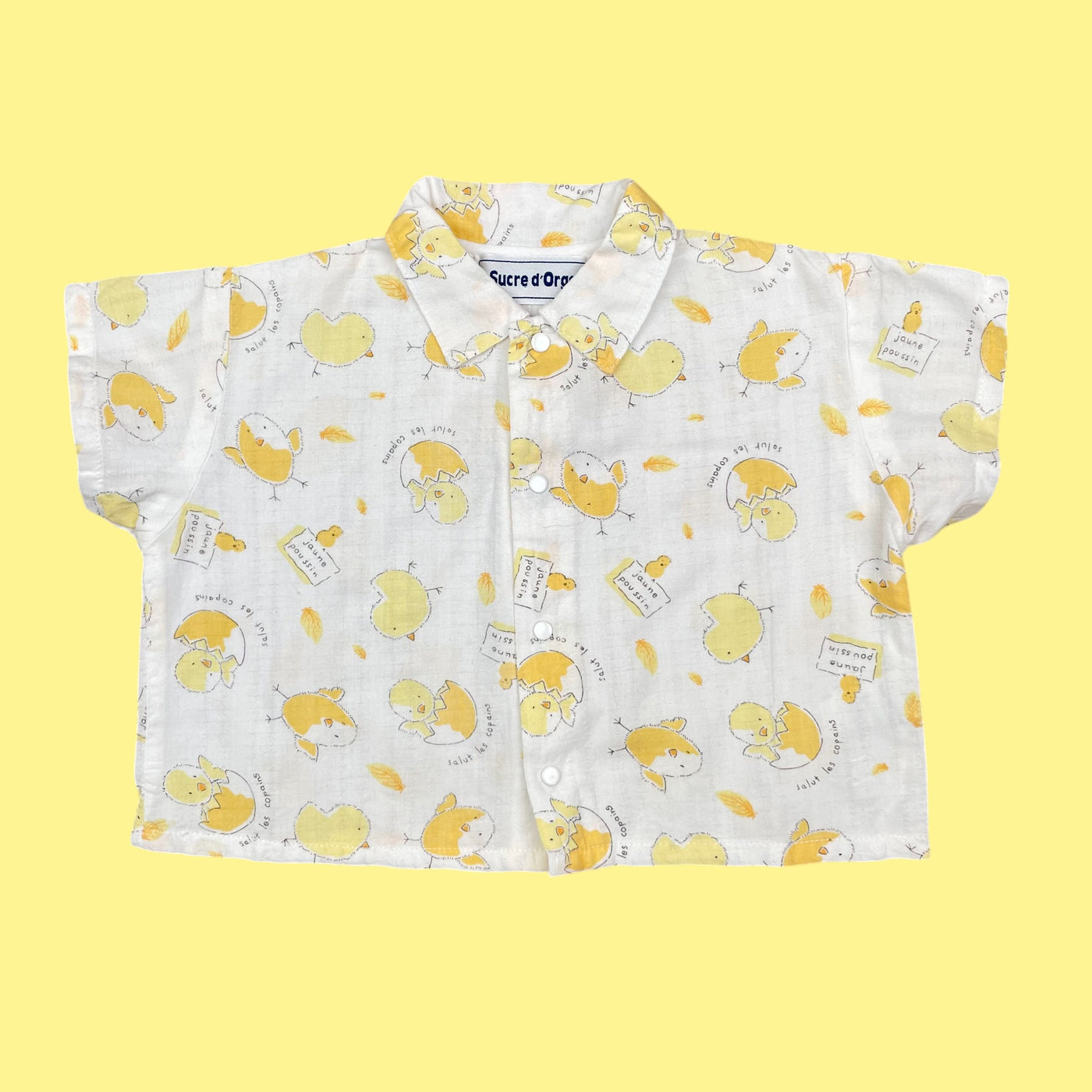 Chemise poule 9-12 mois