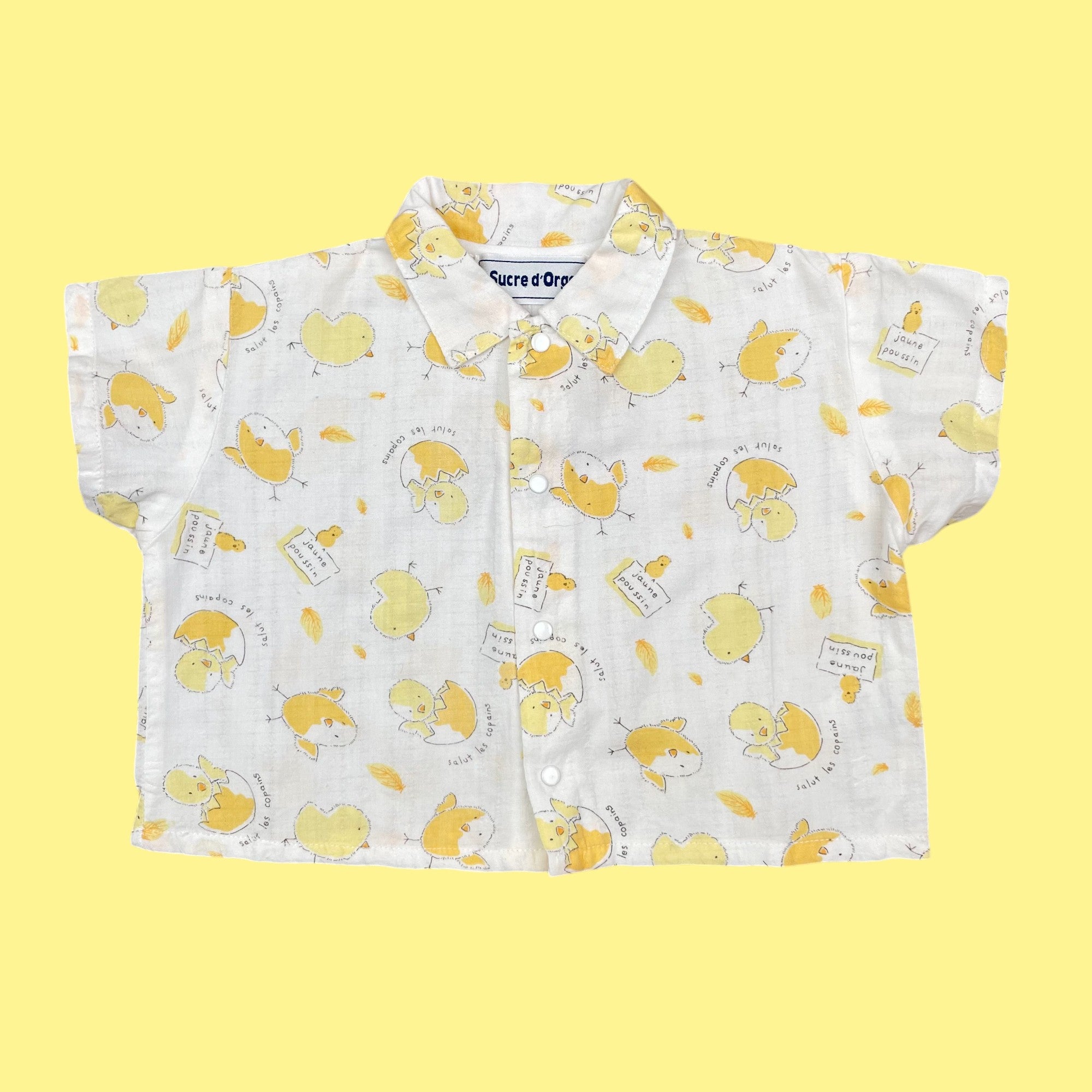 Chemise poule 9-12 mois