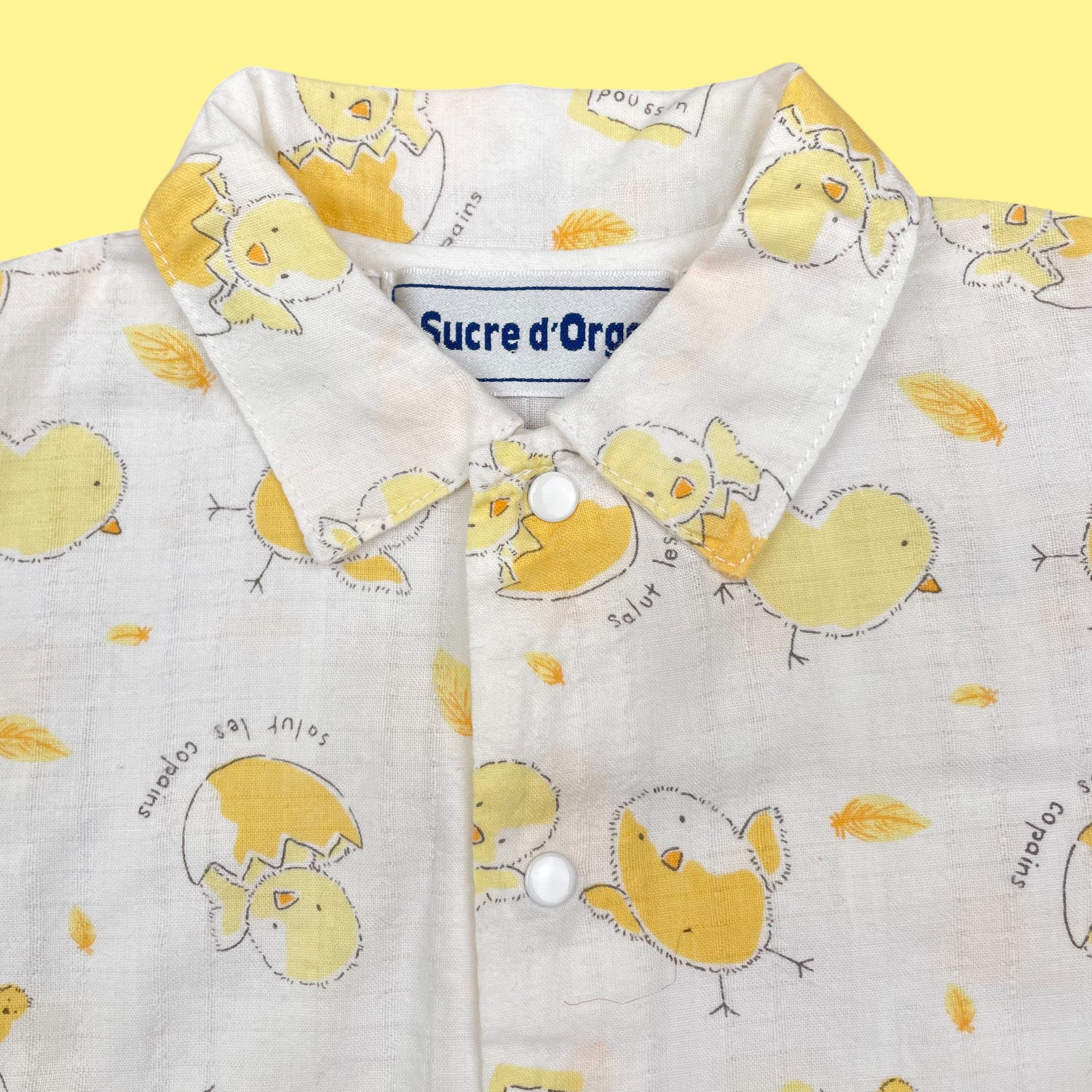 Chemise poule 9-12 mois
