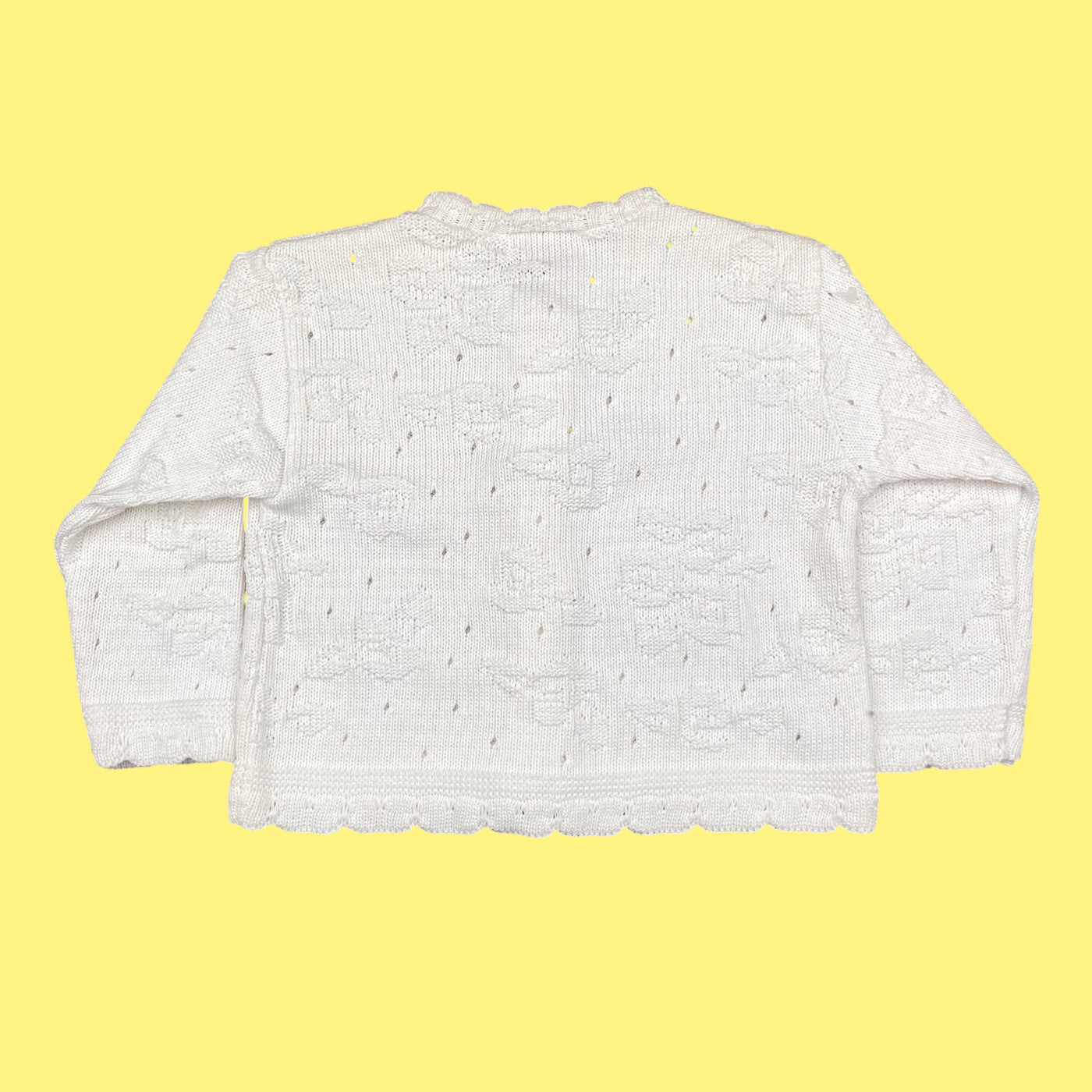 Gilet coton ajouré vintage 3 ans