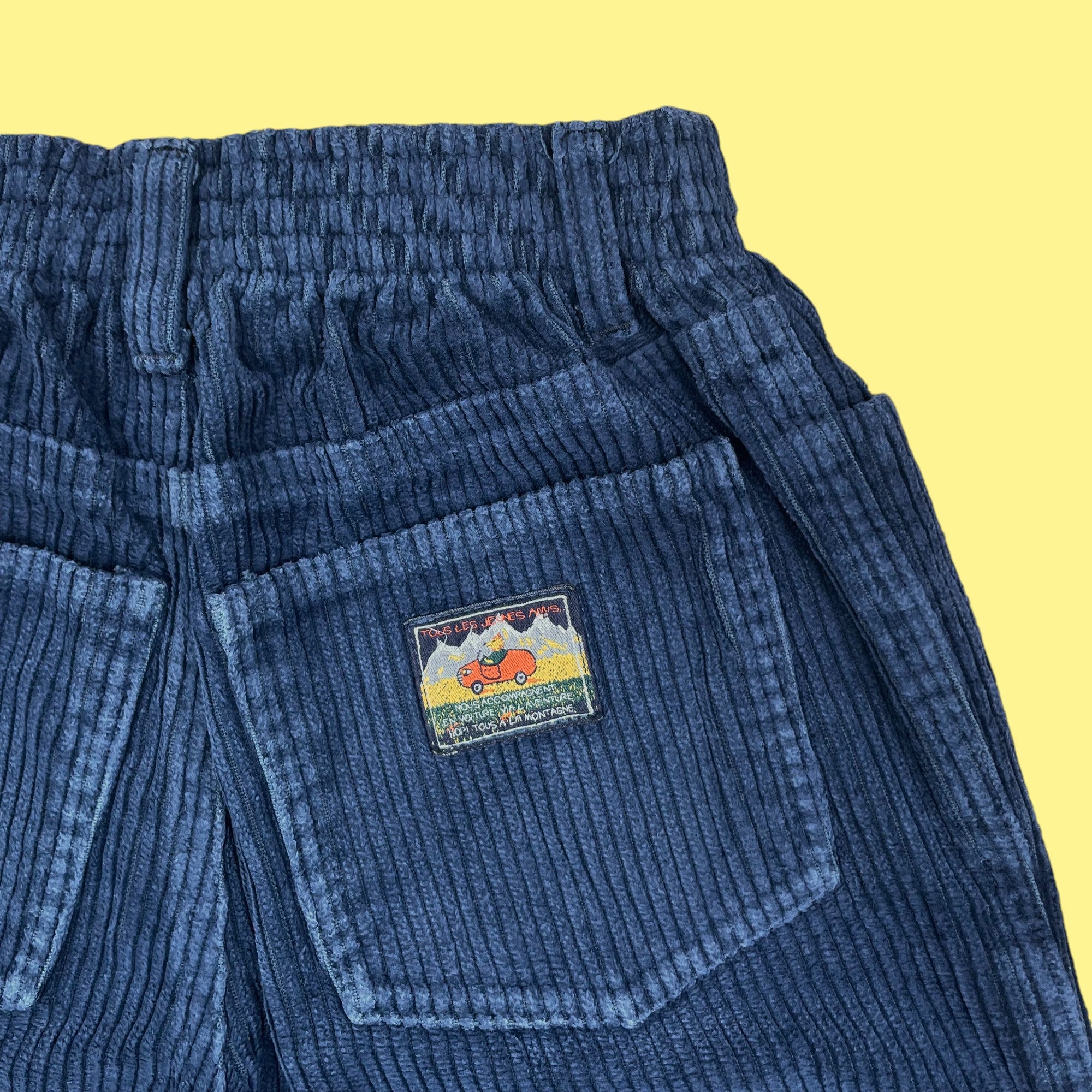 Pantalon velours bleu 8-10 ans