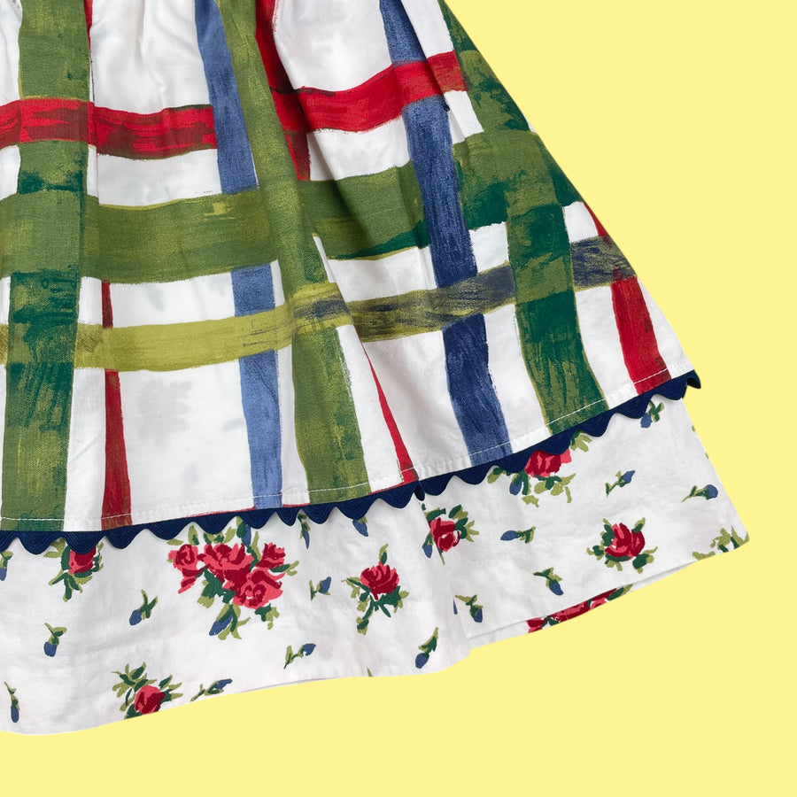 Robe vintage carreaux 18-24 mois