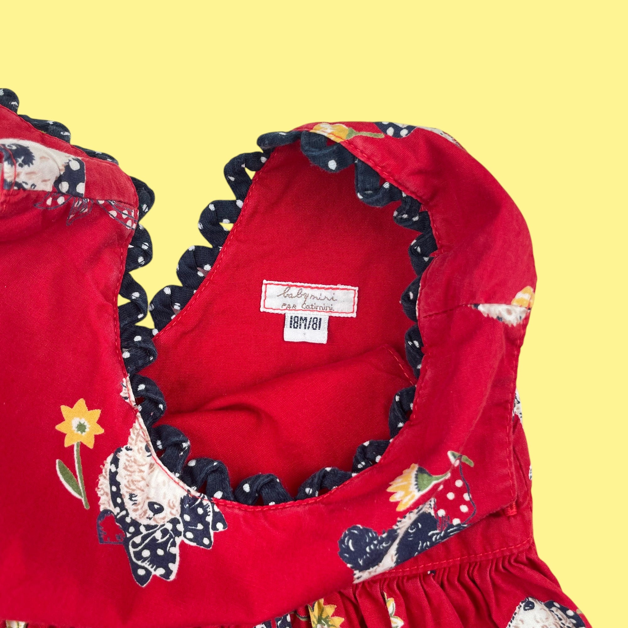 Robe chien Catimini 18-24 mois et 8 ans