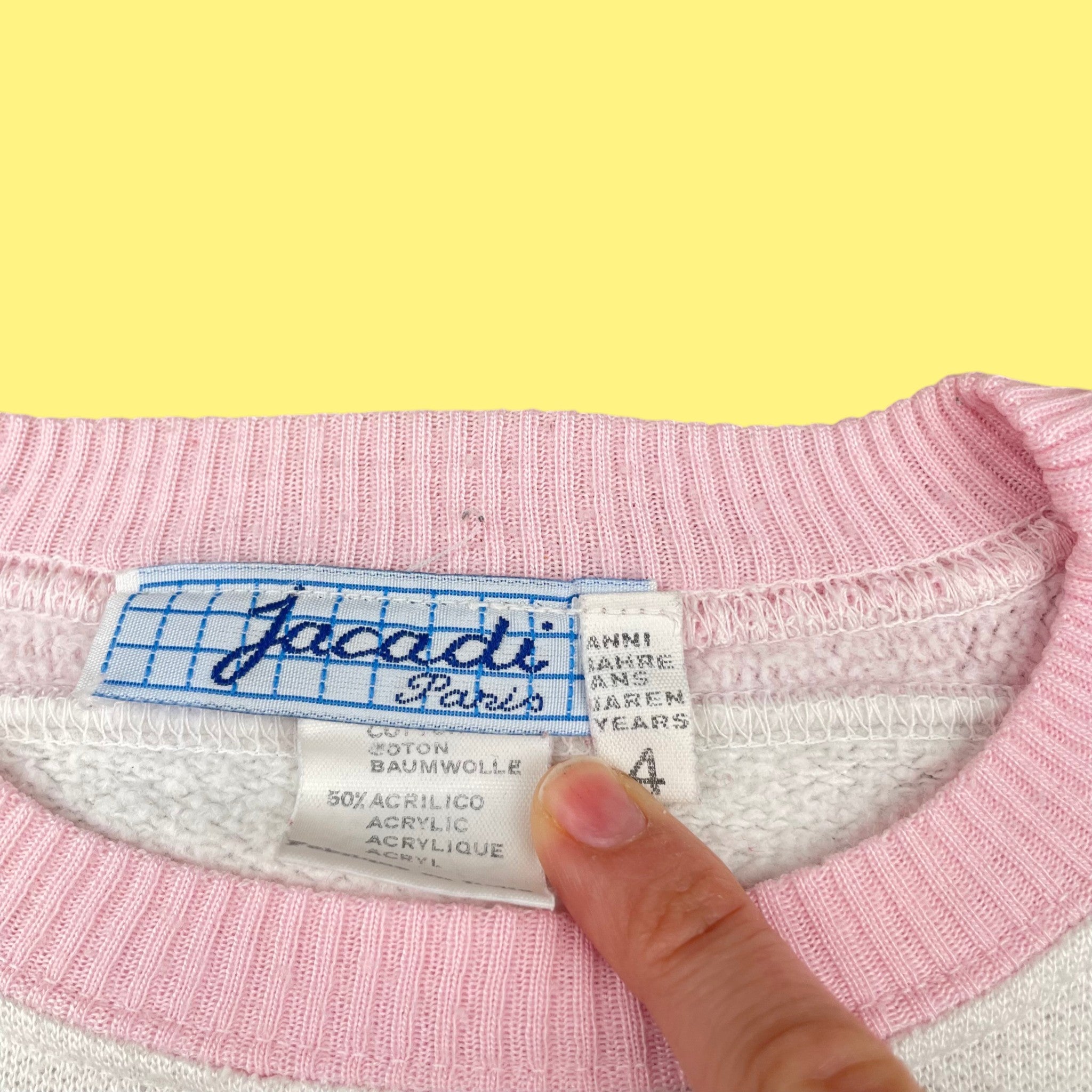Sweat vintage Jacadi 4 ans