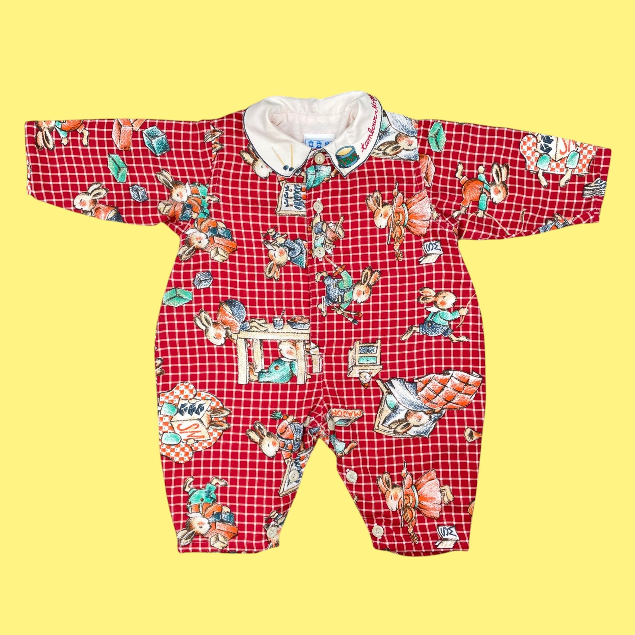 Combinaison lapins Sergent Major vintage 6 mois