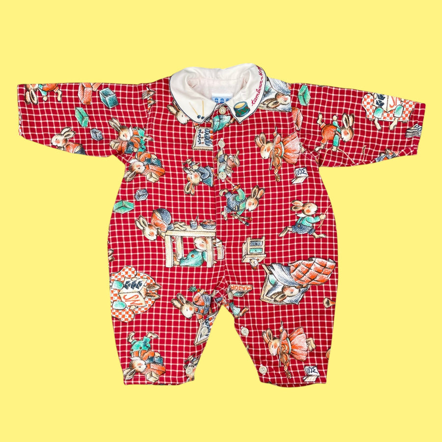 Combinaison lapins Sergent Major vintage 6 mois