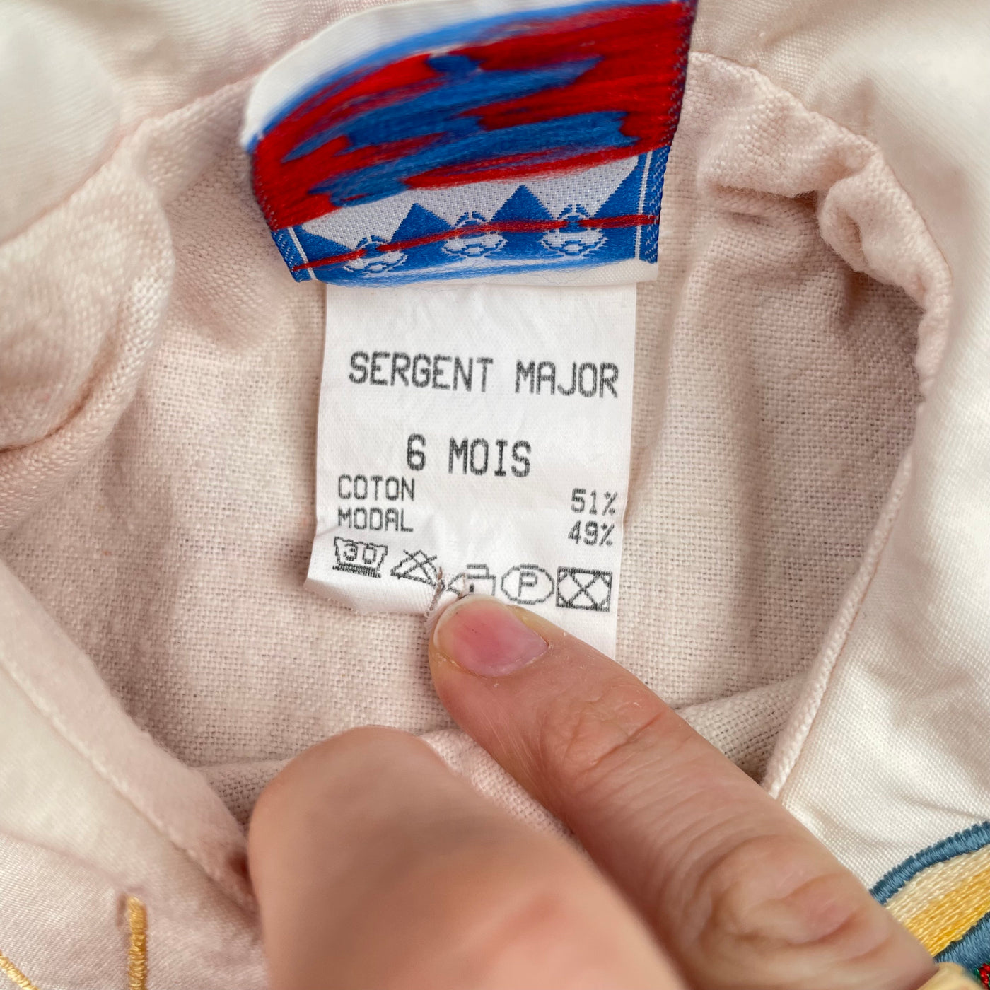 Combinaison lapins Sergent Major vintage 6 mois