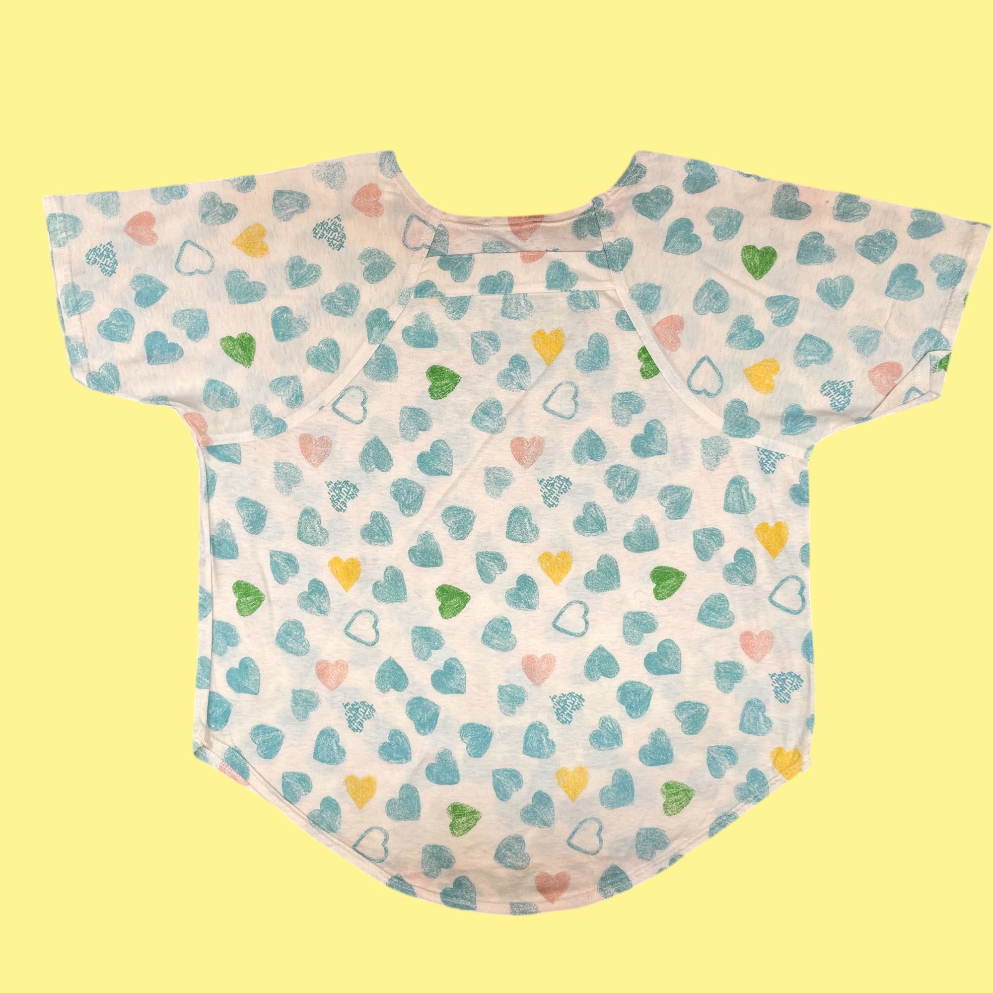 T-shirt coeur neuf 8 ans