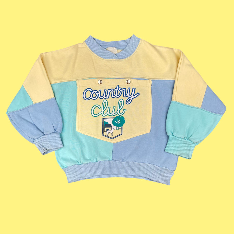 Ensemble color block vintage 3 ans