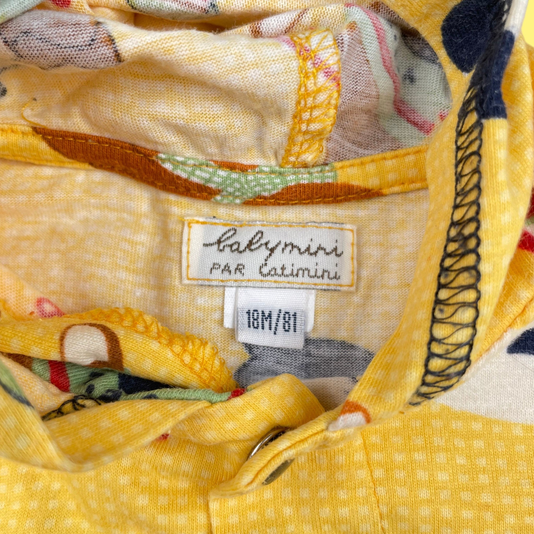 Haut vintage oursons 18 mois