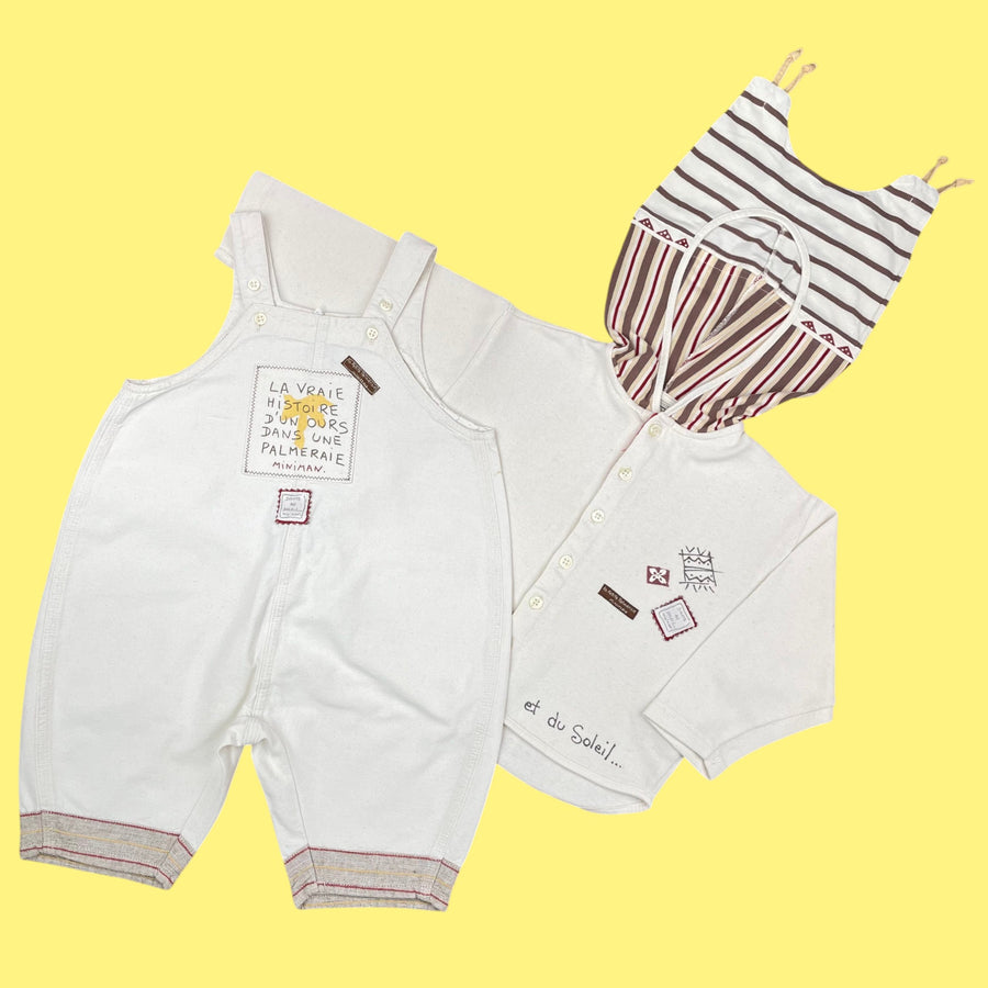 Ensemble Miniman vintage 2 ans