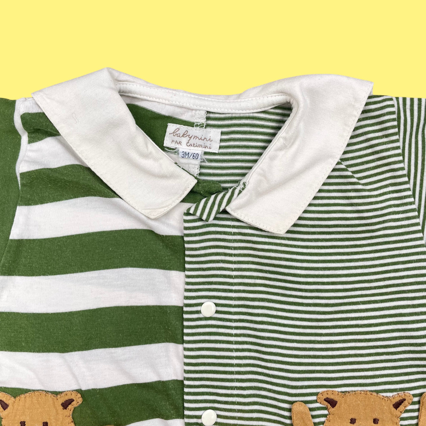 Combinaison rayures vintage Catimini 3 mois