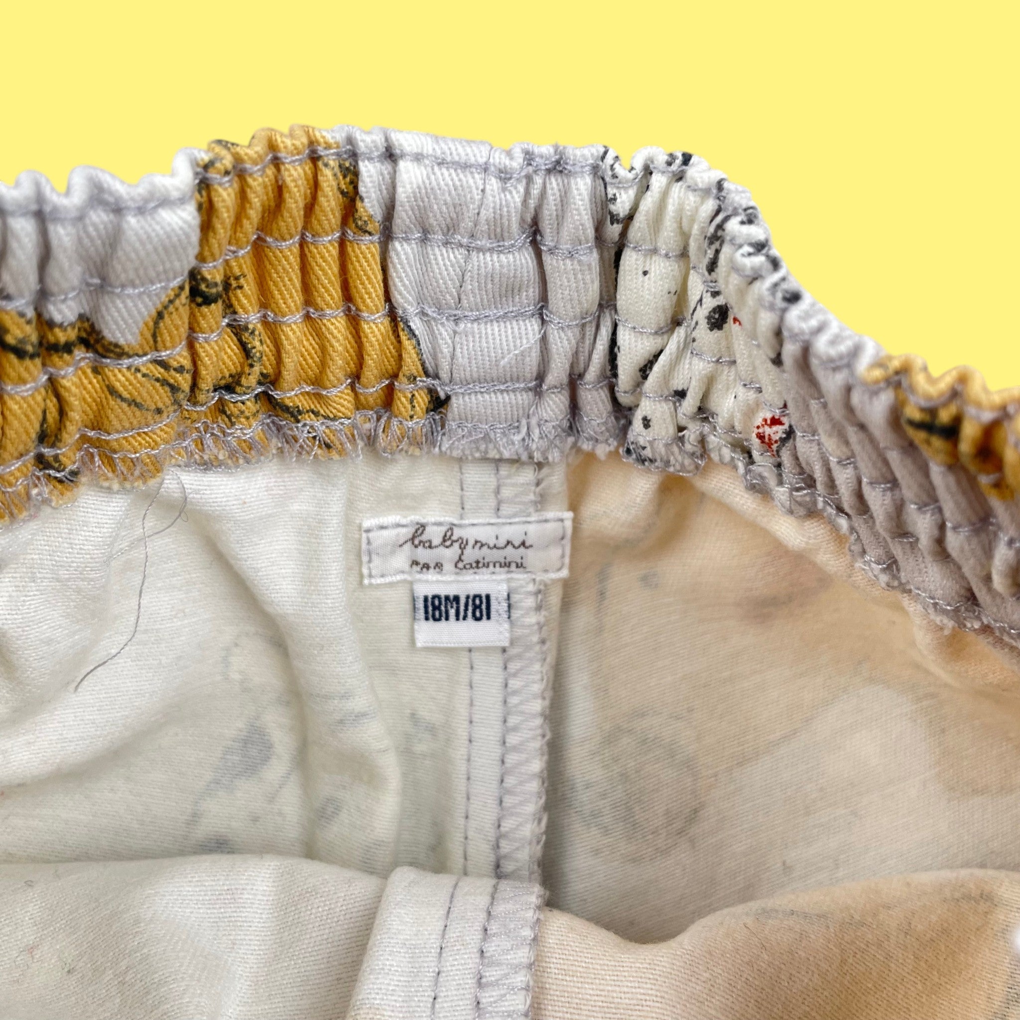 Pantalon chiens vintage Catimini 18 mois