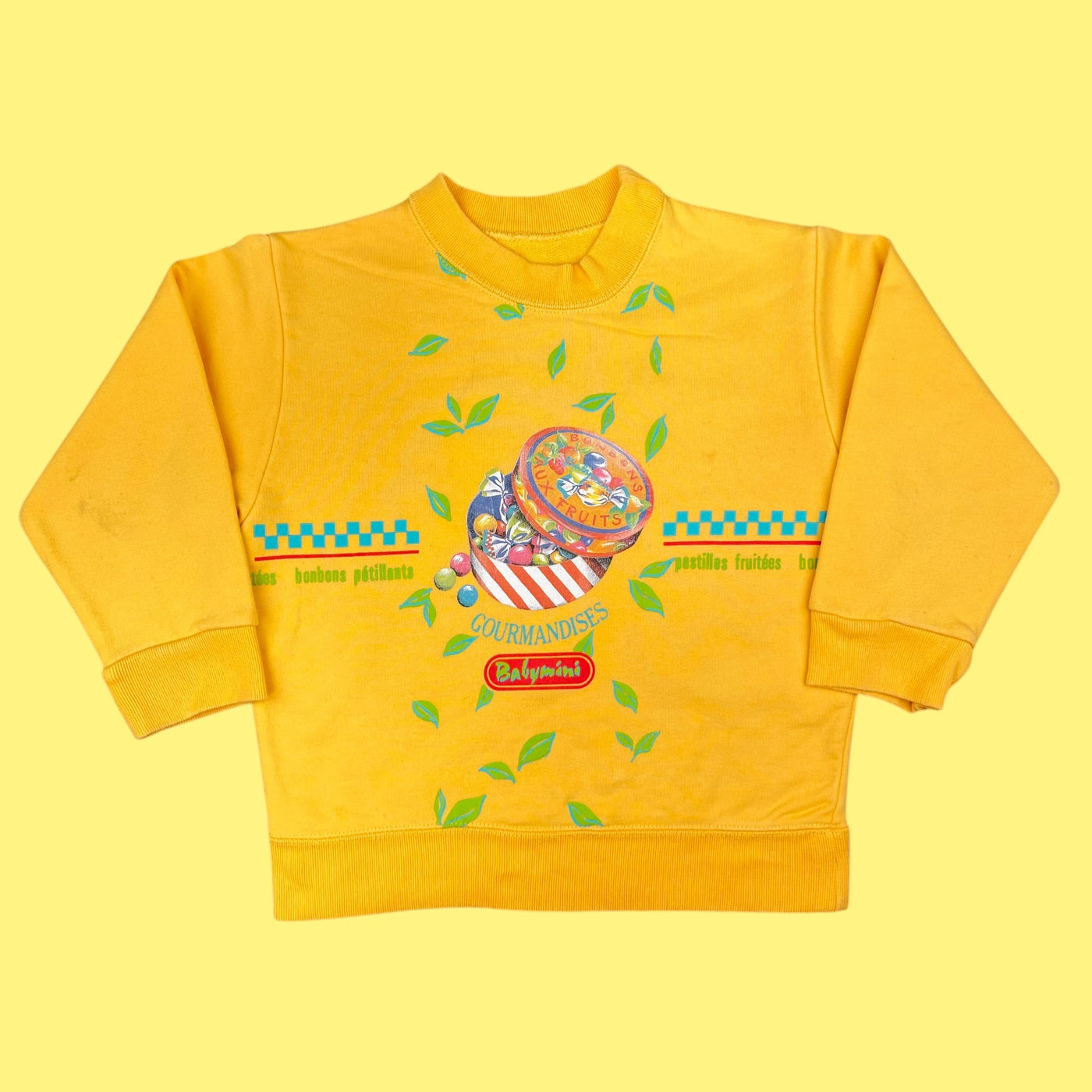 Sweat vintage bonbons 4 ans