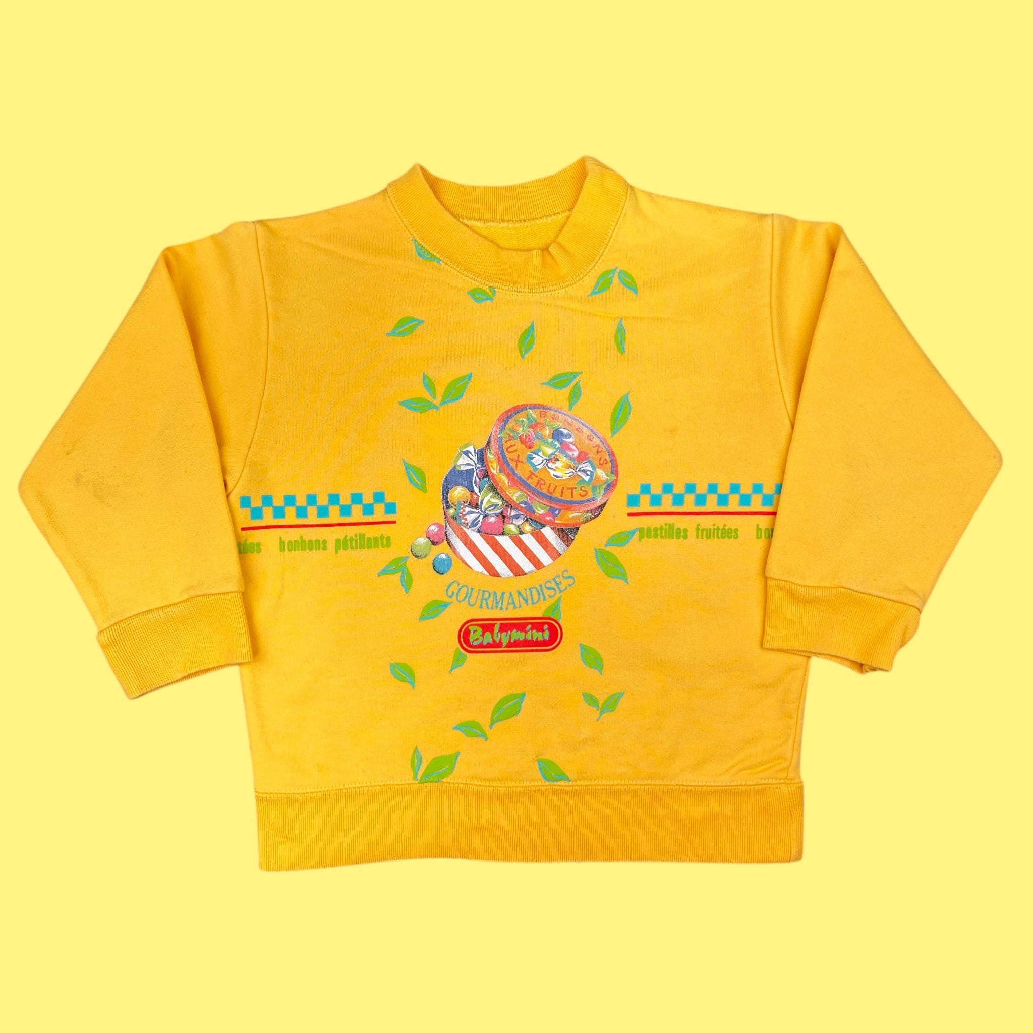 Sweat vintage bonbons 4 ans