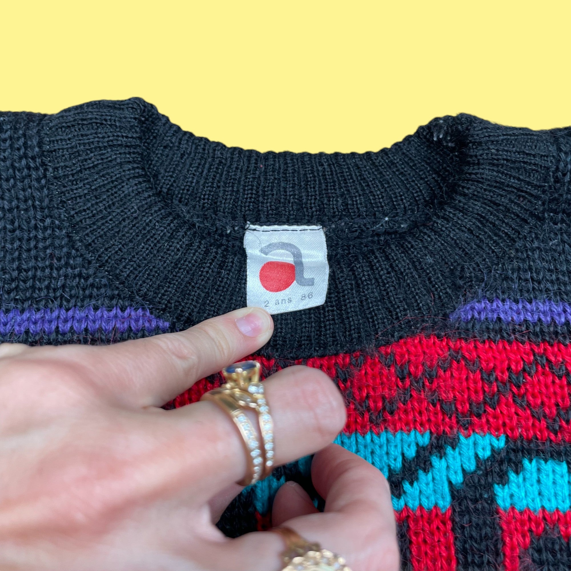 Pull jacquard 18 mois