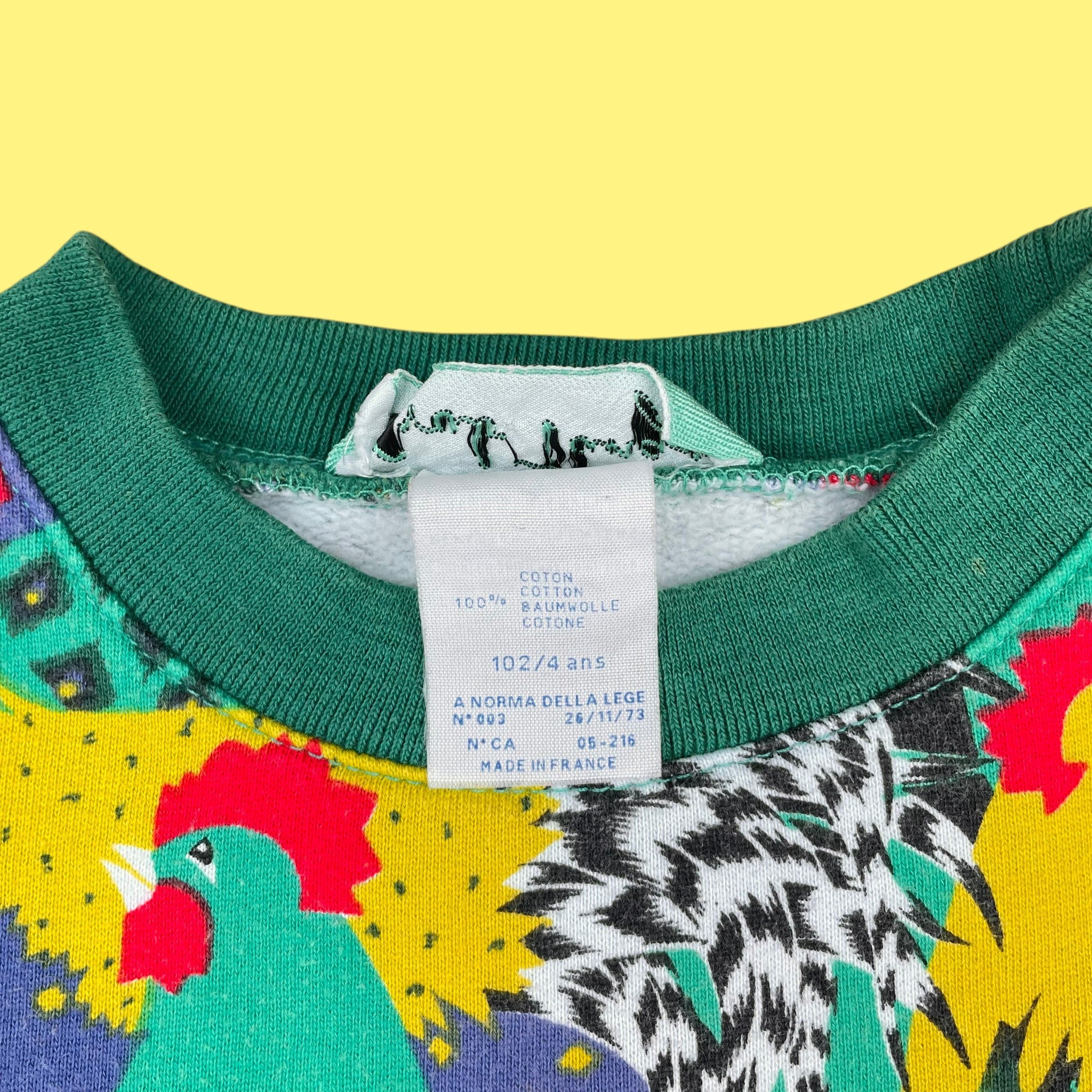 Sweat vintage poule 3 ans