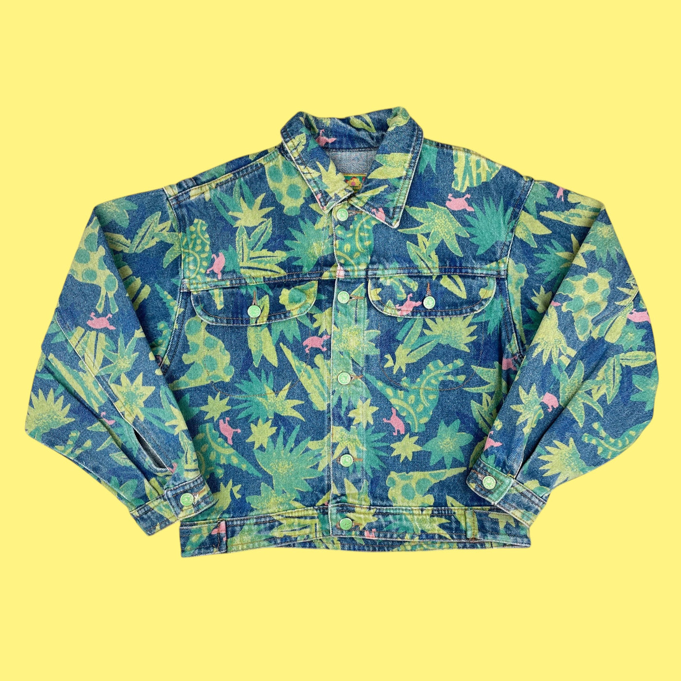 Veste en jean tropicale vintage 7 ans