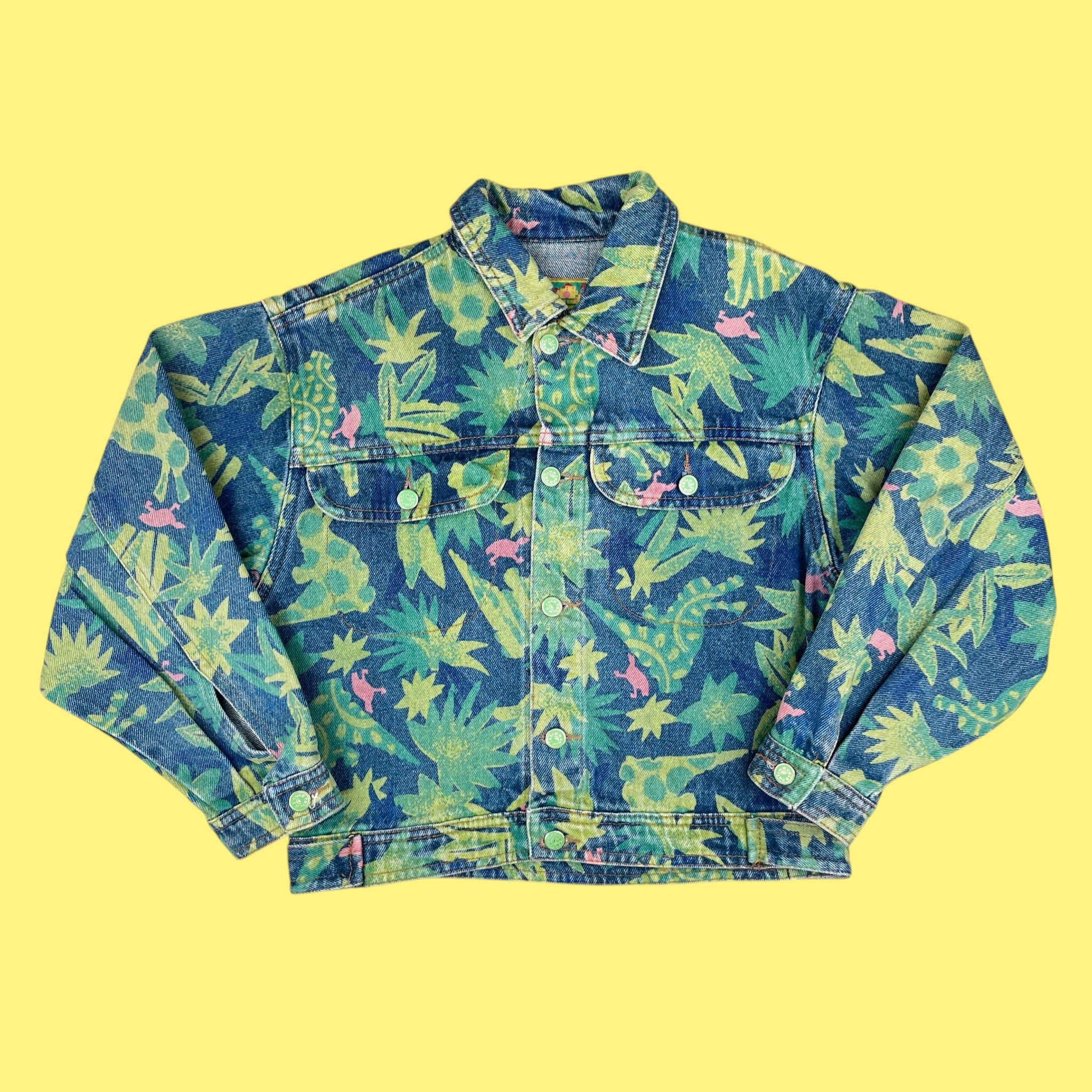 Veste en jean tropicale vintage 7 ans