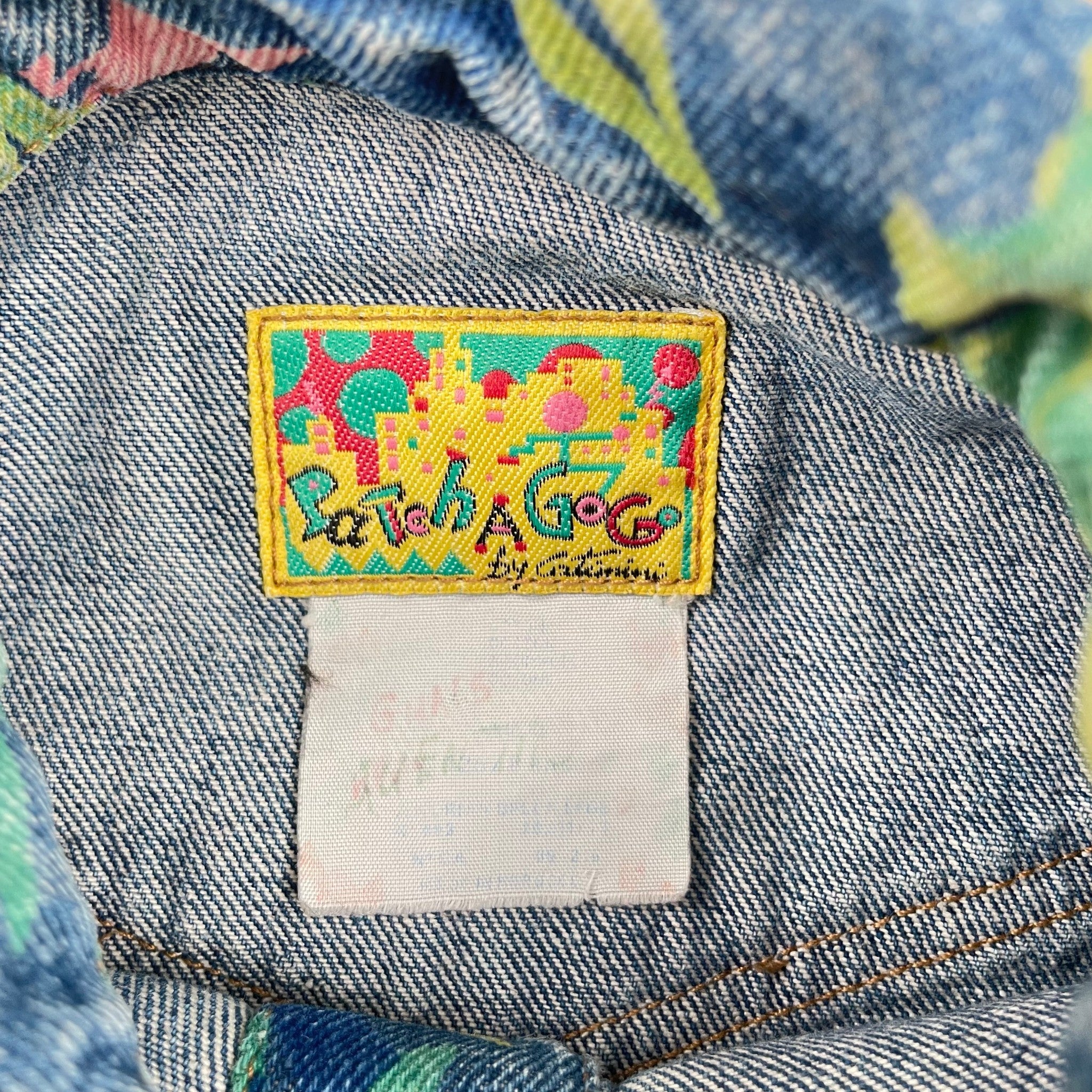Veste en jean tropicale vintage 7 ans
