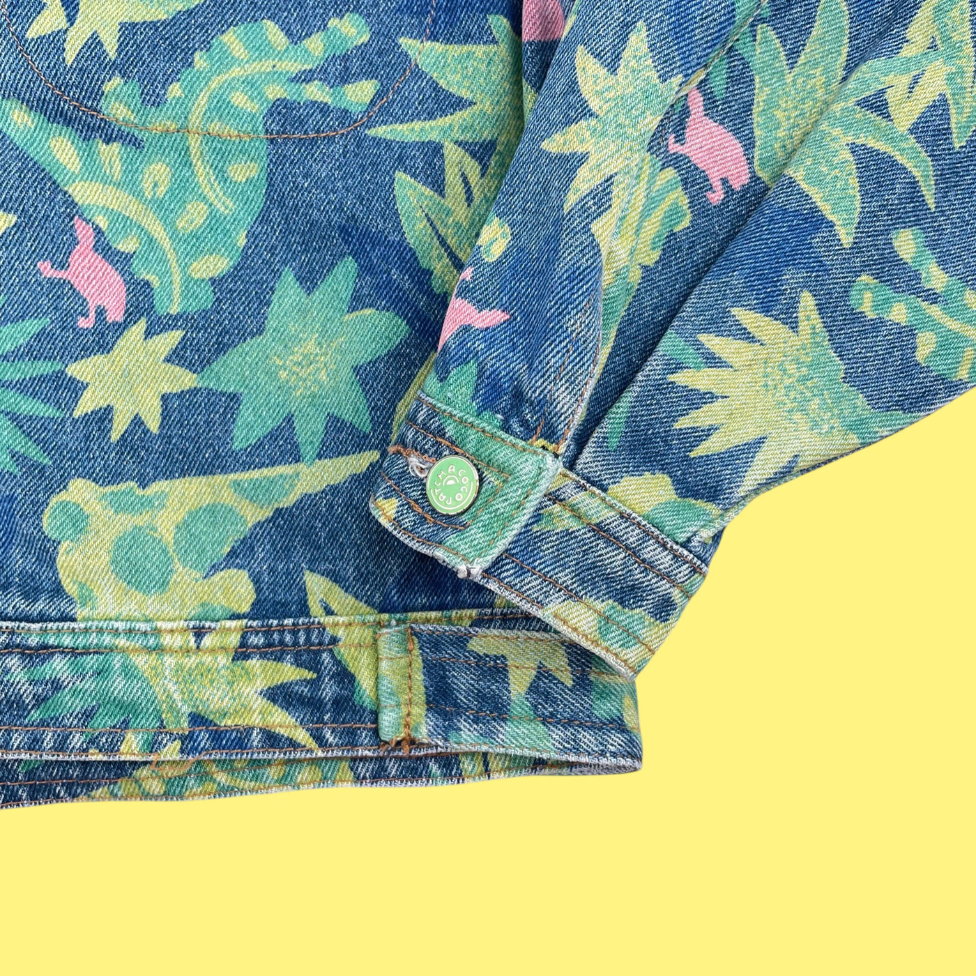 Veste en jean tropicale vintage 7 ans