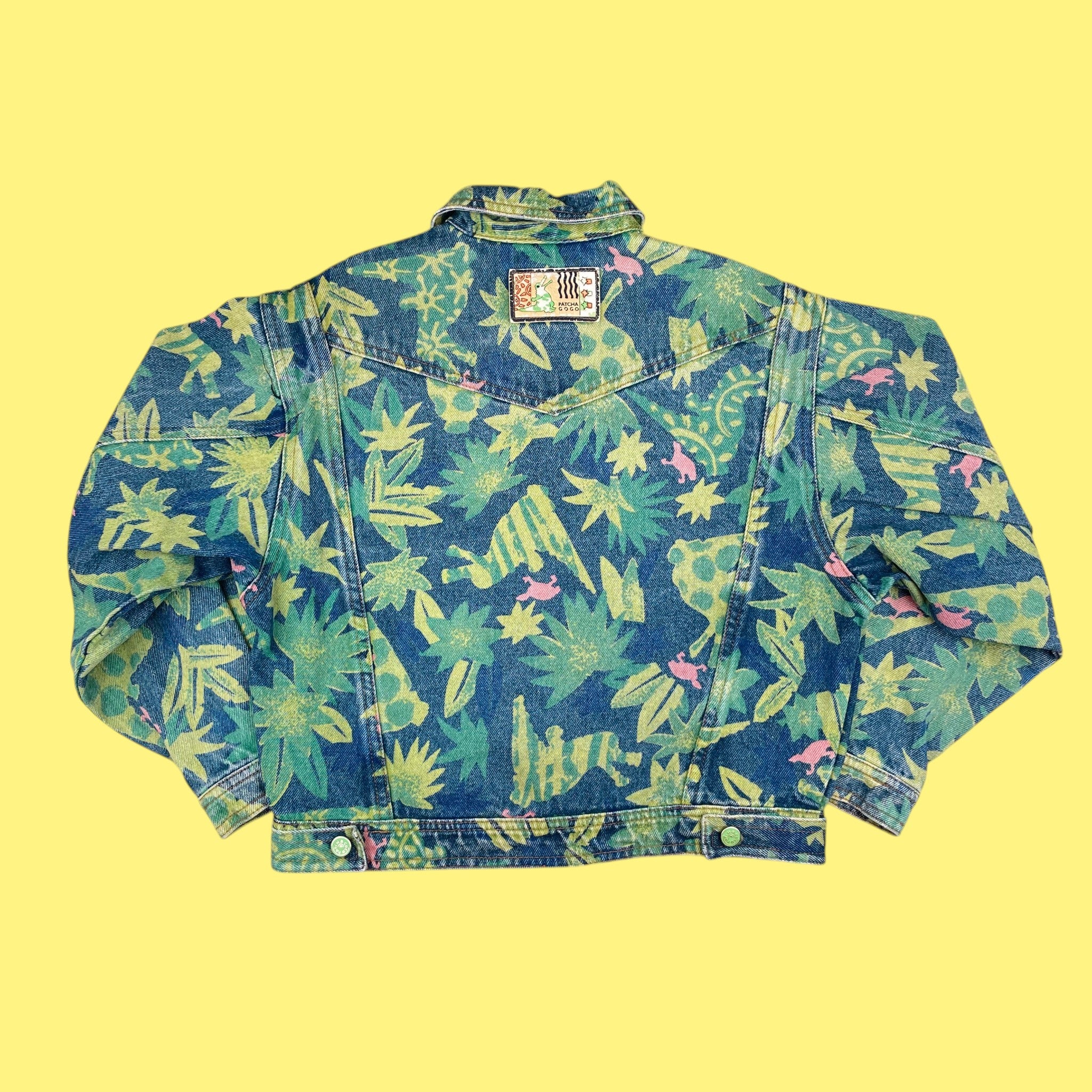 Veste en jean tropicale vintage 7 ans