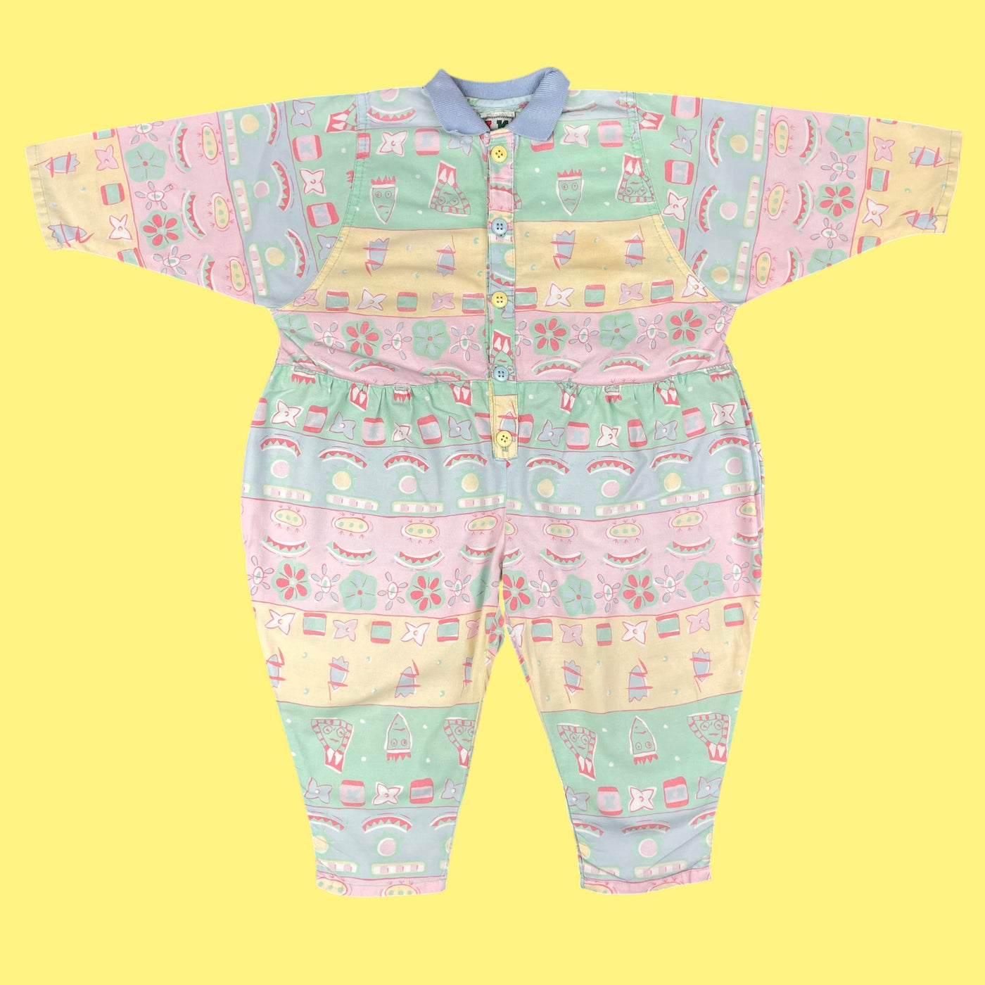 Combinaison vintage pastel 2 ans