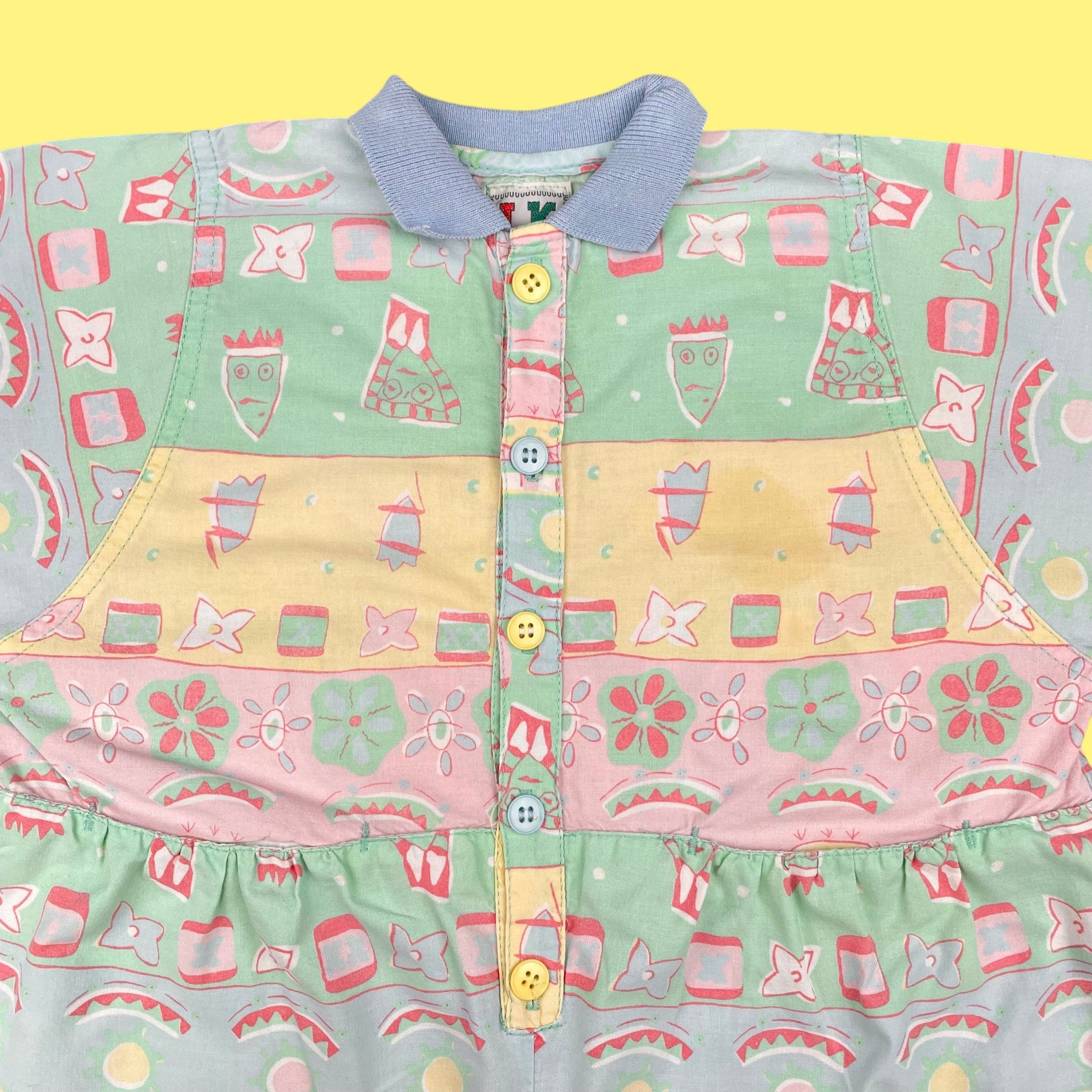 Combinaison vintage pastel 2 ans