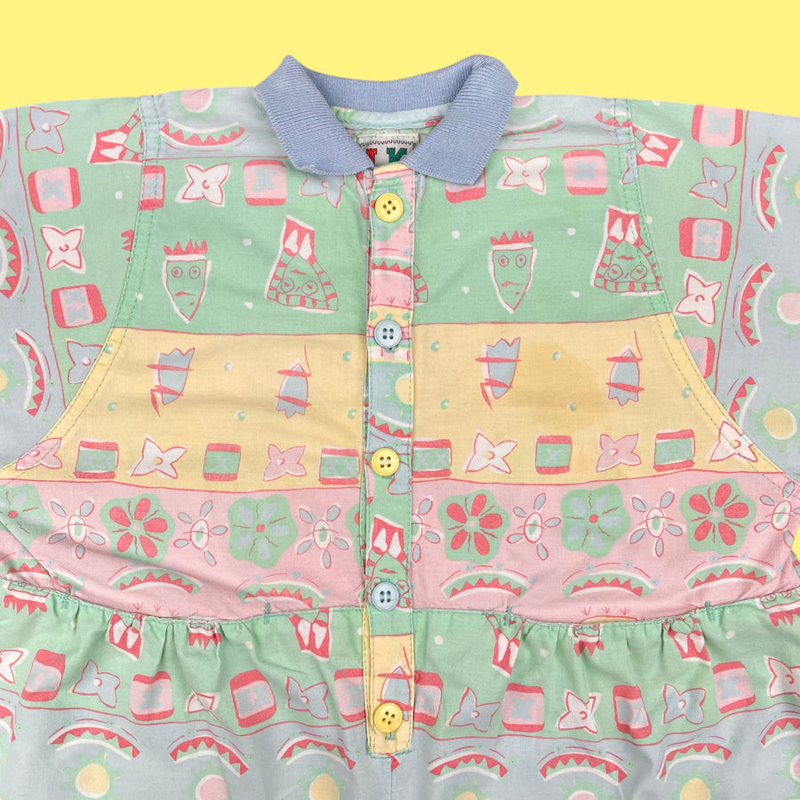 Combinaison vintage pastel 2 ans