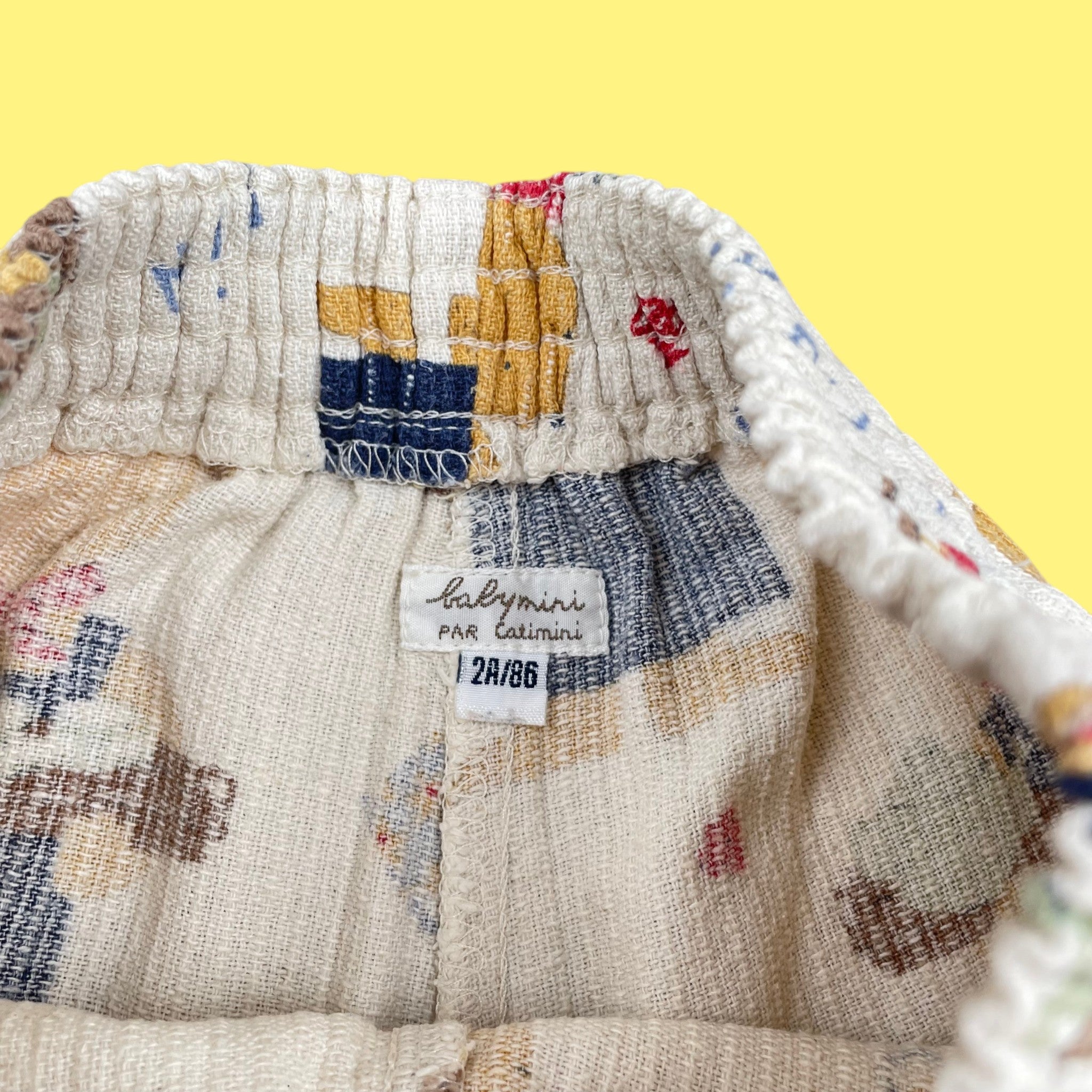 Pantalon lapins Catimini vintage 3 ans